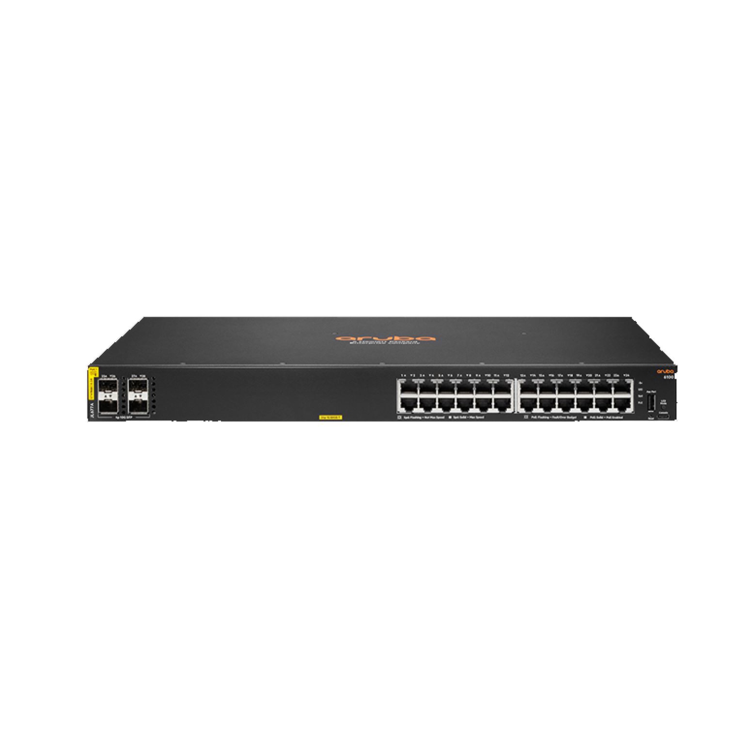 Aruba 6100 24G Class4 PoE 4SFP+ 370W Switch