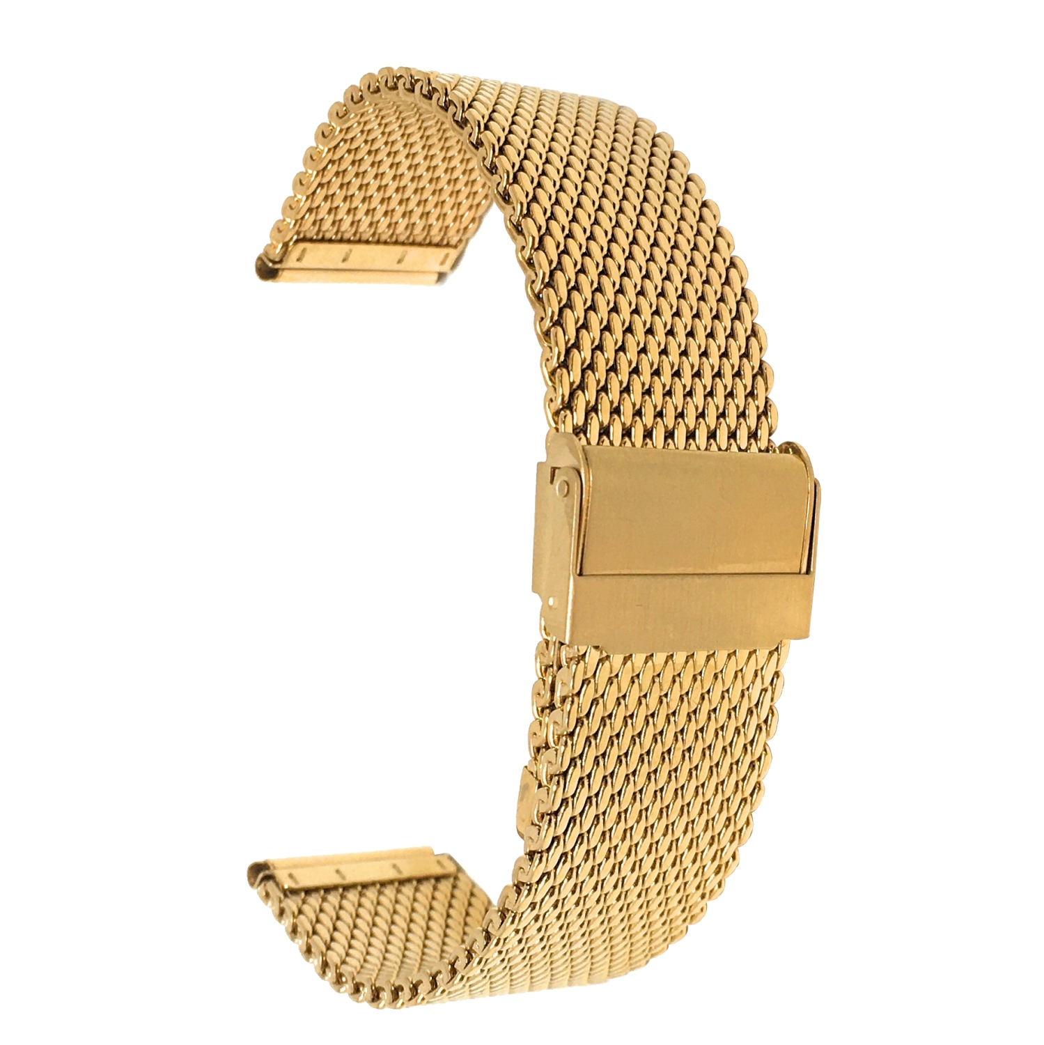 Bandini Mens Stainless Steel MIlanese Thick Mesh Smart Watch Band Strap For Samsung Galaxy Watch 4, Galaxy Watch 3, Gear Sport, Active 2 & 1 - 20mm,