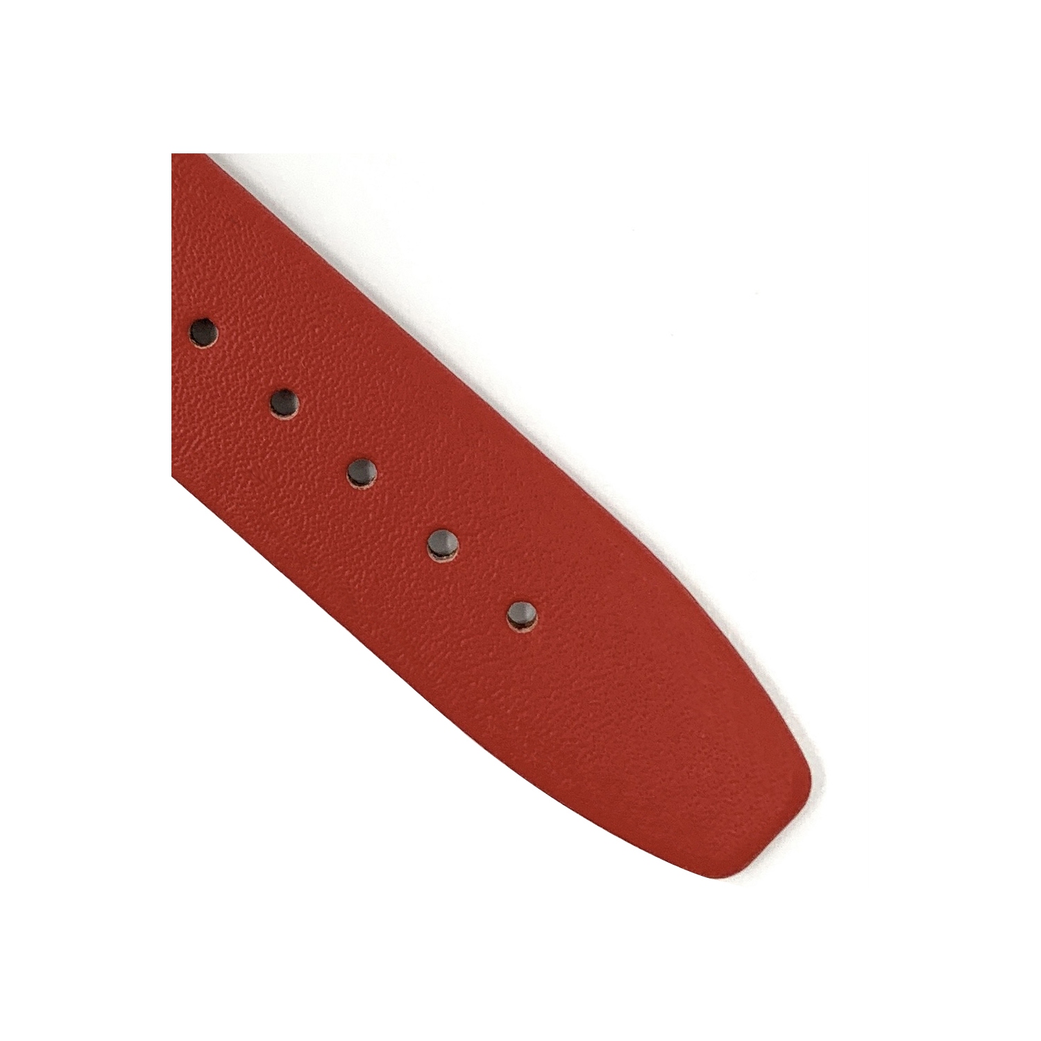 Bandini Classic Quick Release Slim Leather Smart Watch Band Strap For Samsung Galaxy Watch 4, Galaxy Watch 3, Gear Sport, Active 2 & 1 - 20mm, Red /