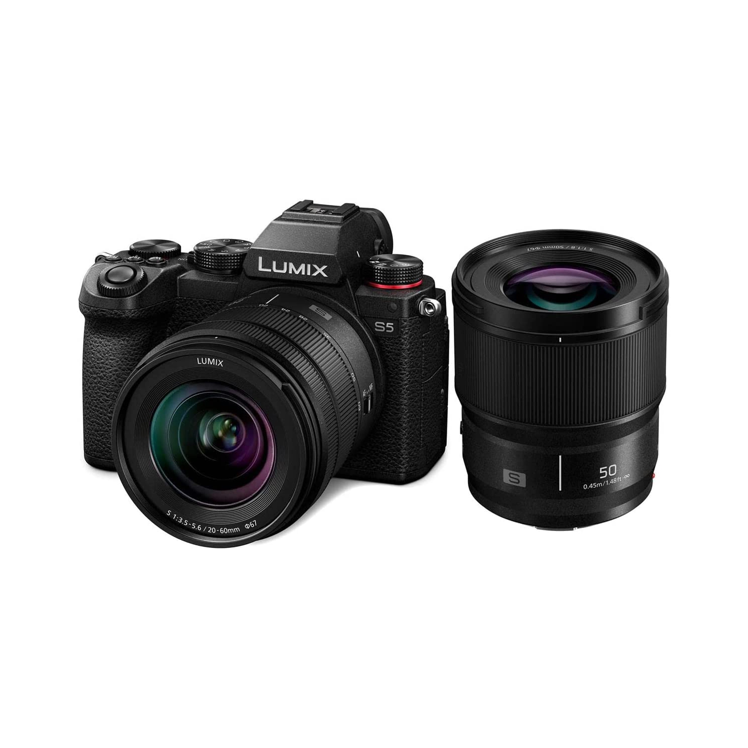 Panasonic Lumix DC-S5 Mirrorless Digital Camera with 20-60mm F3.5-5.6 Lens - Brand New