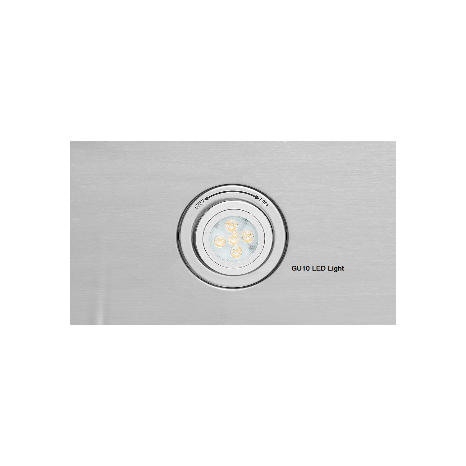 Vertrons 30" 850CFM Stainless Steel Slim Range Hood | 6 Touch Control Speeds | Baffle Filters | Auto power off function | GU10 LED Lights | Top and