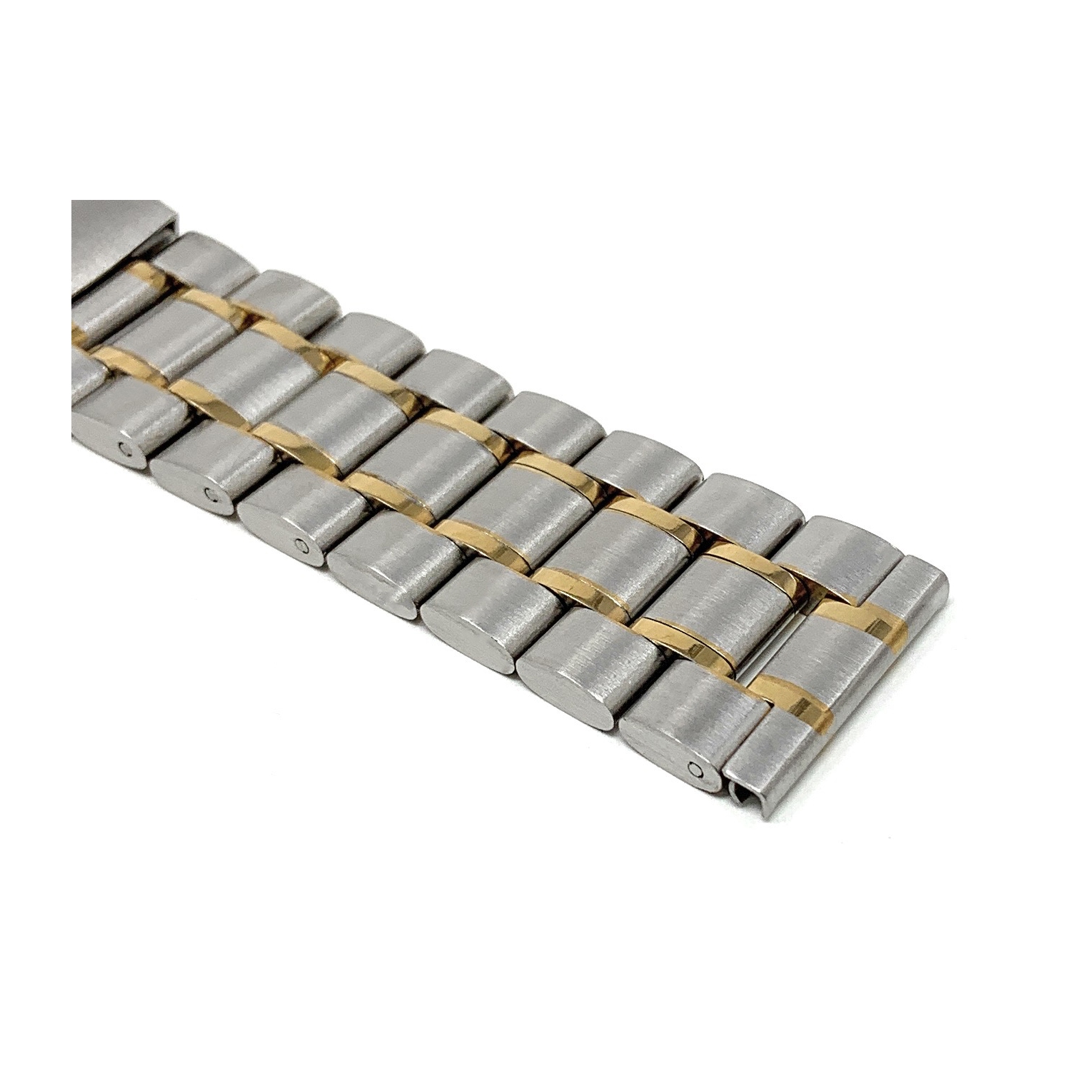 Bandini Stainless Steel Smart Watch Band Strap For Michael Kors MKGO - 20mm, Silver / Gold