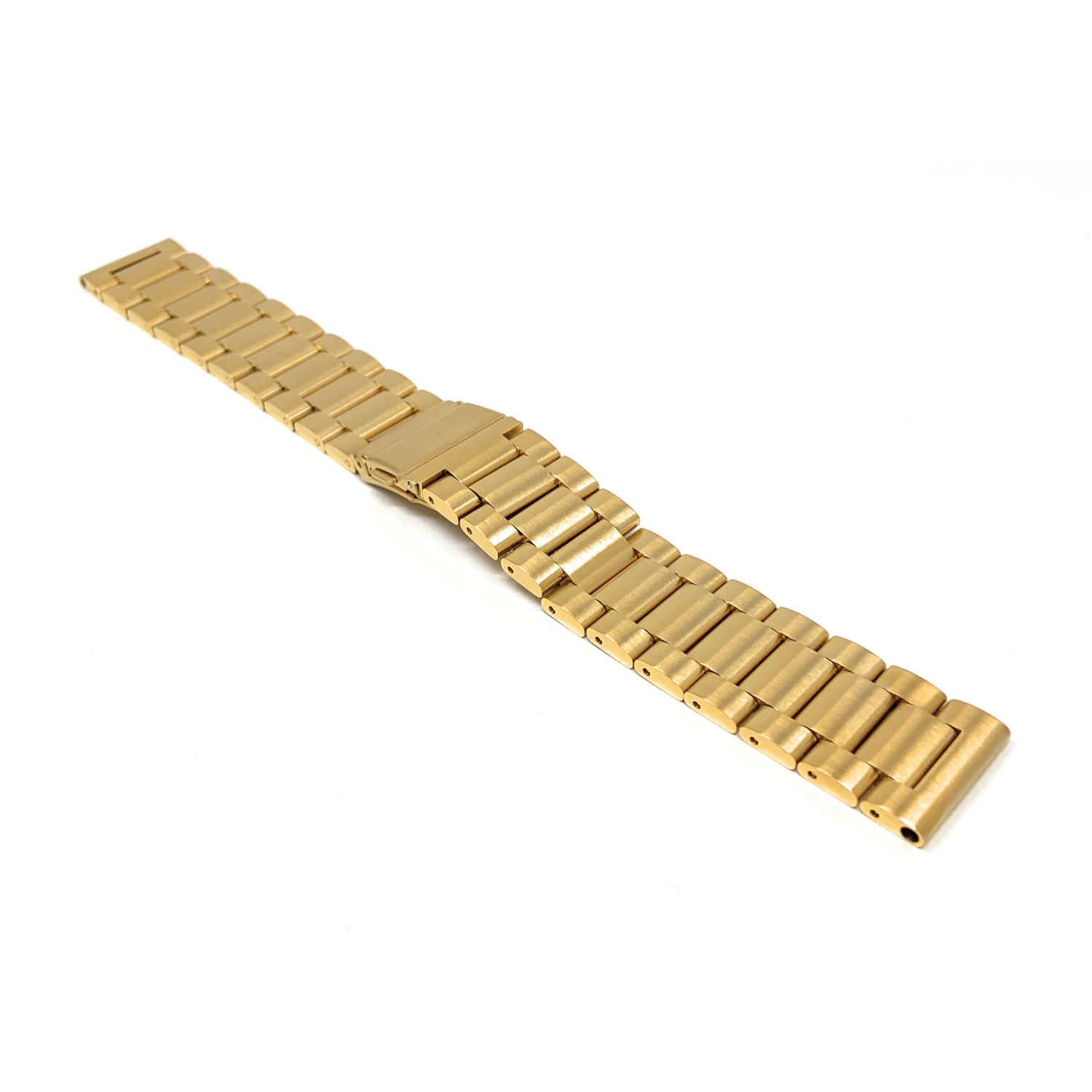 Bandini Mens Metal Smart Watch Band Strap For Withings Nokia Steel HR 40mm, Horizon - 20mm, Gold