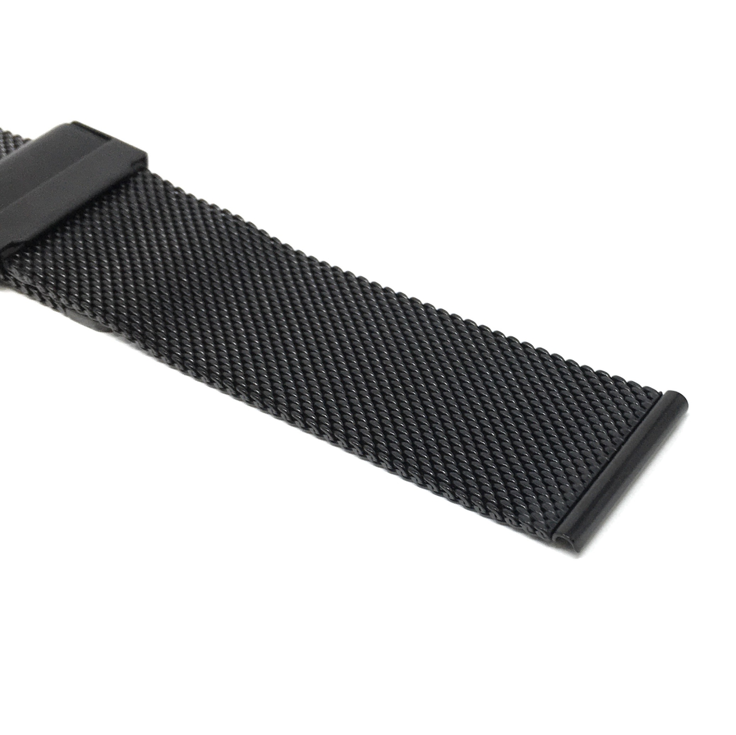 Bandini Fine Metal Mesh Smart Watch Band Strap, Stainless Steel Mesh Milanese Band For Michael Kors Bradshaw - 22mm, Black