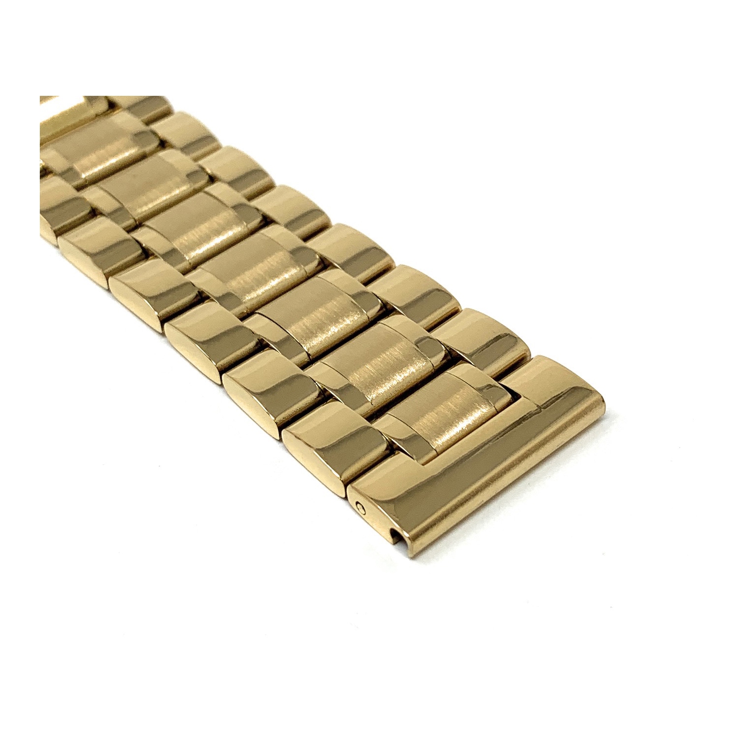 Bandini Stainless Steel Smart Watch Band Strap, Removable Links For Michael Kors Bradshaw - 22mm, Gold