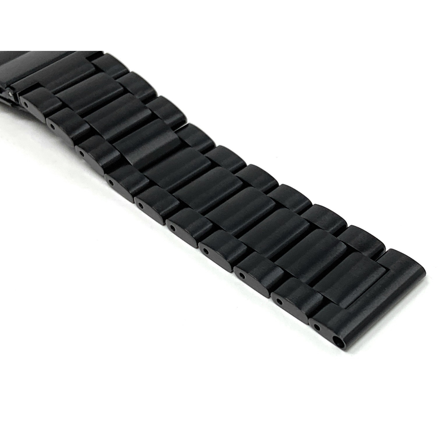 Bandini Mens Metal Smart Watch Band Strap For Michael Kors Access Runway - 18mm, Black