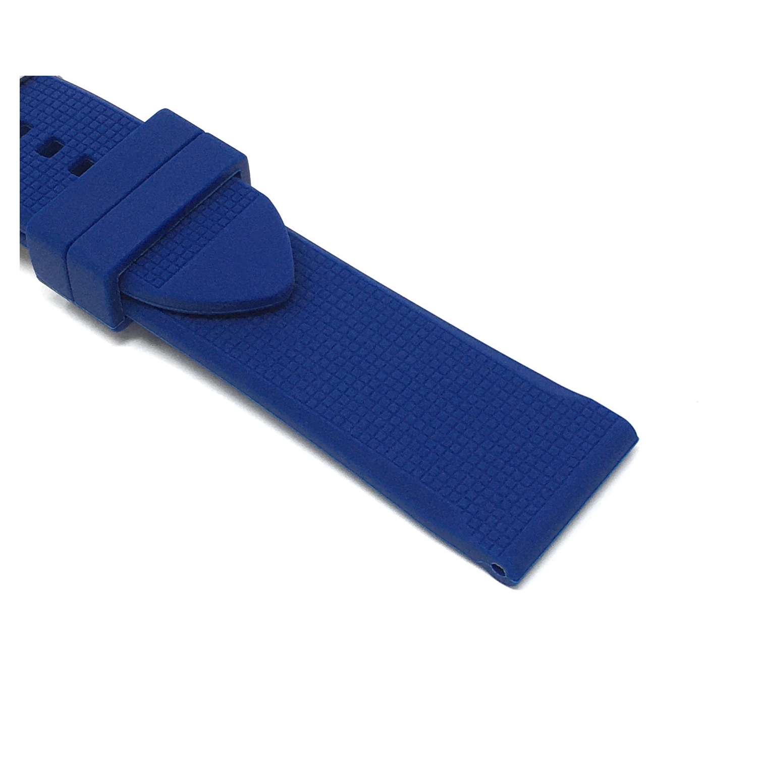 Bandini Waterproof Soft Rubber Silicone Deployment Smart Watch Band Strap For Oneplus Watch - 22mm, Blue