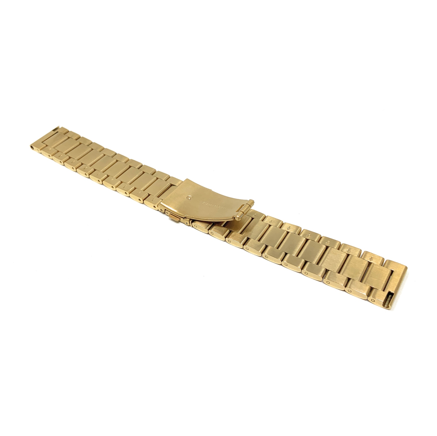 Bandini Mens Metal Smart Watch Band Strap For Skagen Falster 2 and 3, Jorn - 22mm, Gold