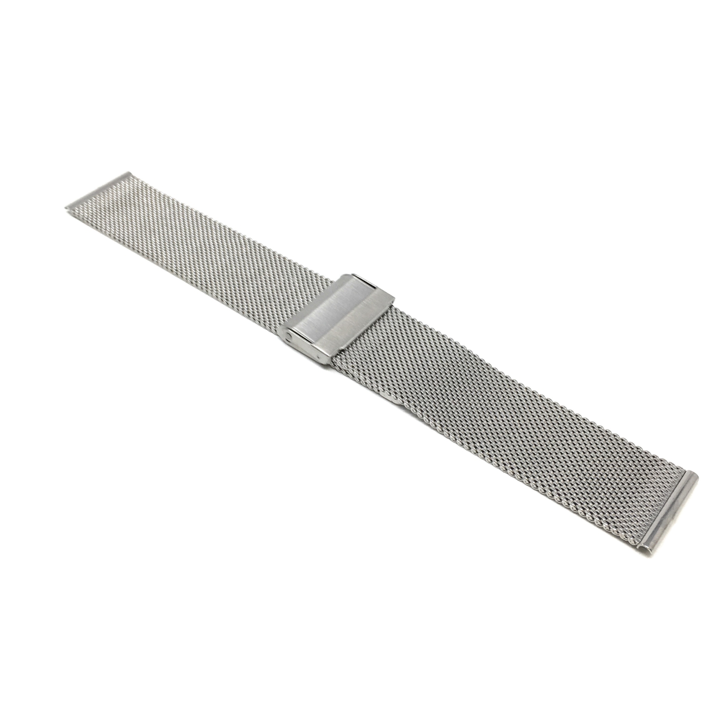 Bandini Fine Metal Mesh Smart Watch Band Strap, Stainless Steel Mesh Milanese Band For Michael Kors Access Runway - 18mm, Silver