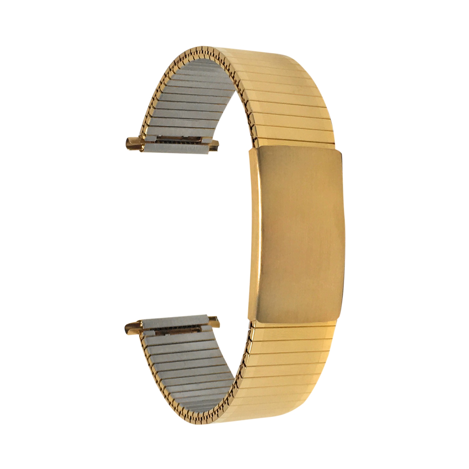 Bandini Adjustable Expandable Smart Watch Band, Stretchy Strap For Michael Kors Access Runway - 18mm, Gold