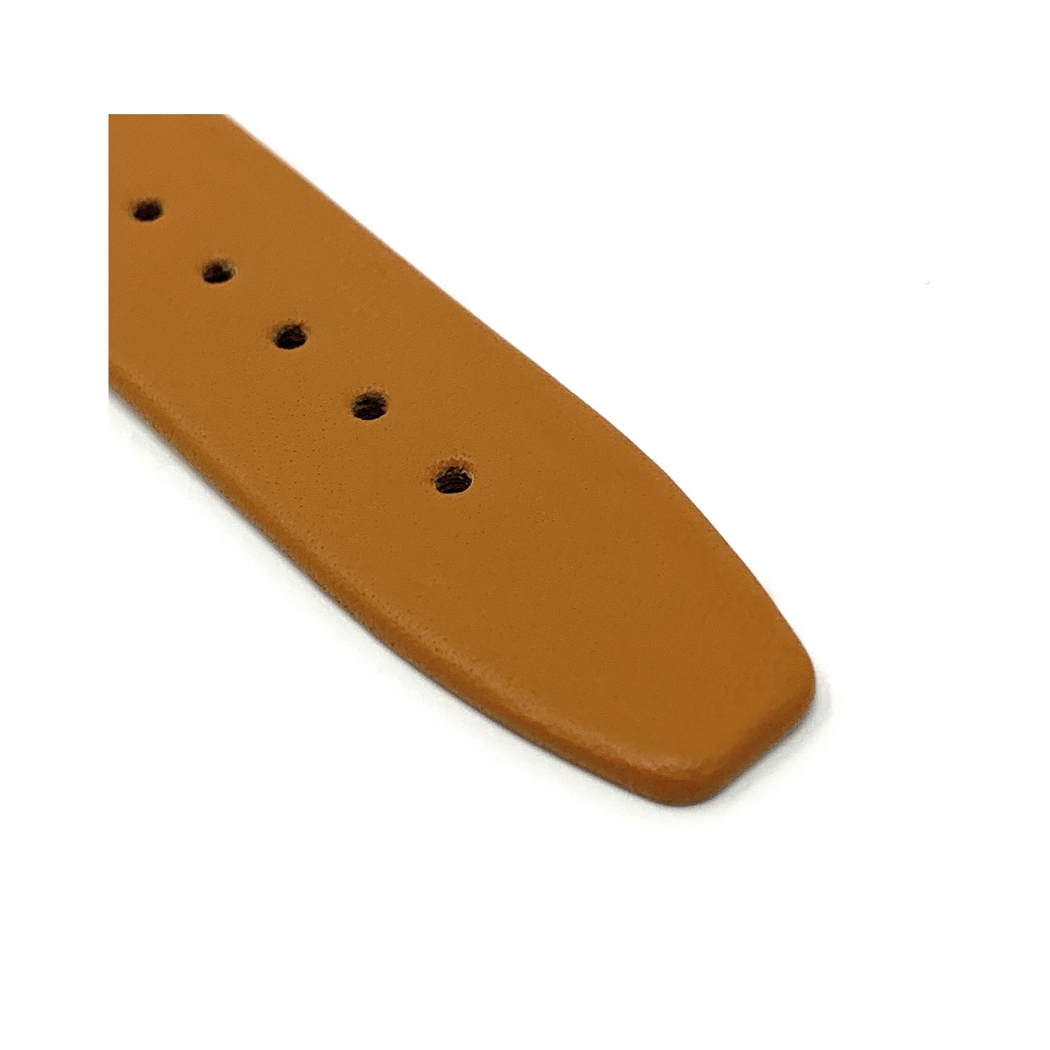 Bandini Classic Quick Release Slim Leather Smart Watch Band Strap For Withings Nokia Scanwatch, Steel HR 36mm, Move ECG - 18mm, Tan / Silver Buckle