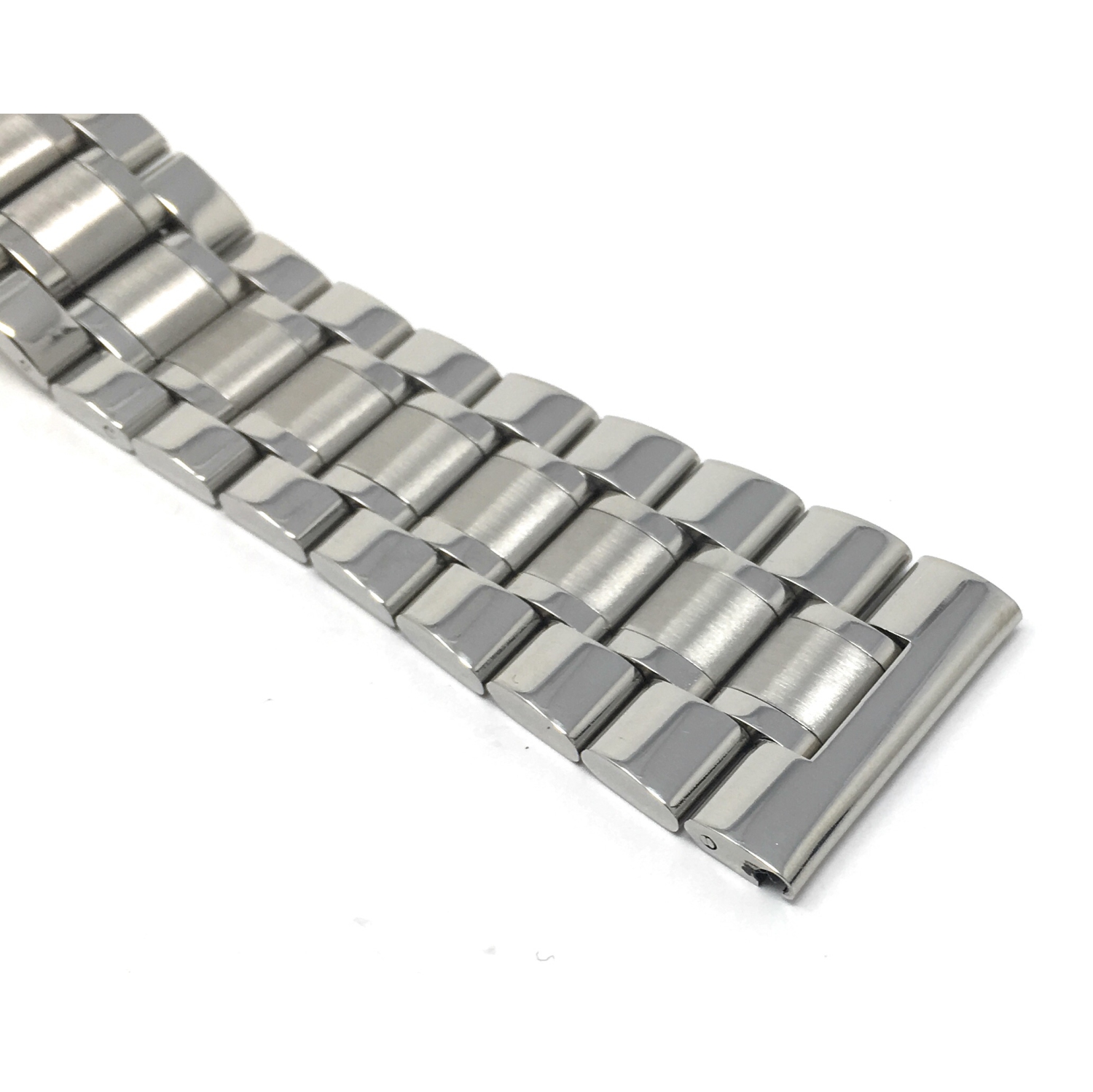 Bandini Bracelet de montre intelligente en acier inoxydable, maillons détachables pour Michael Kors Bradshaw - 22mm, Argent / Boucle Argentée