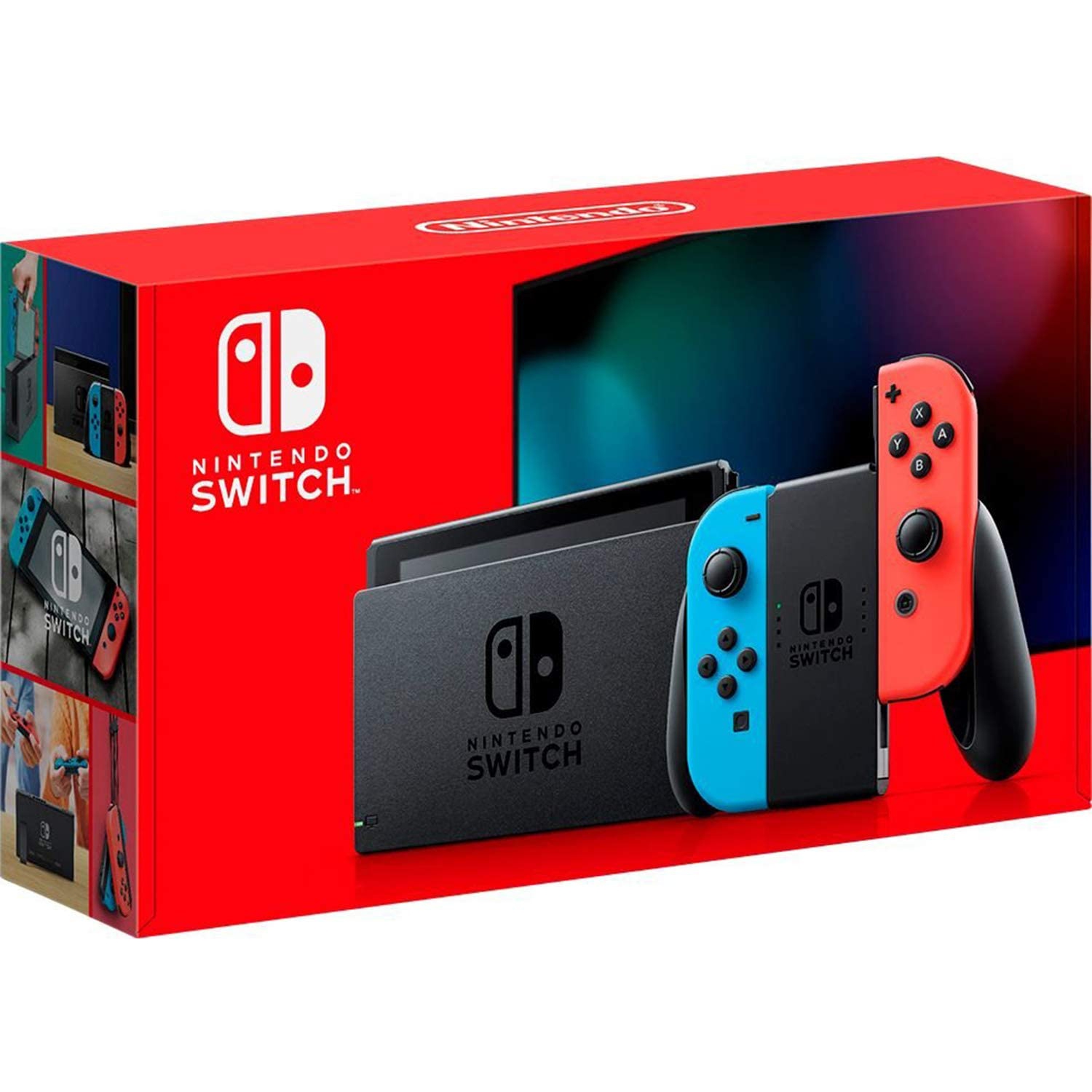 Nintendo Switch Console (2nd Generation, Neon Blue and Red) (EUROPEAN MODEL/VERSION) - Brand New