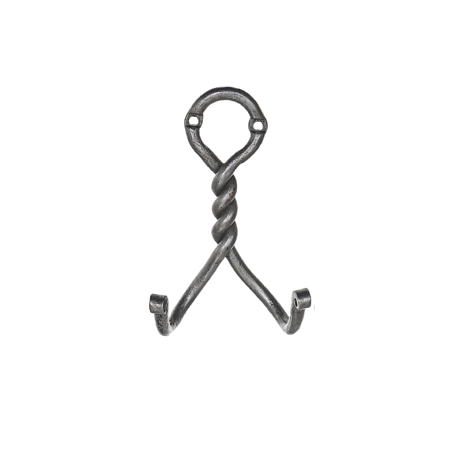 Double Twist Iron Wall Hook - Set of 4