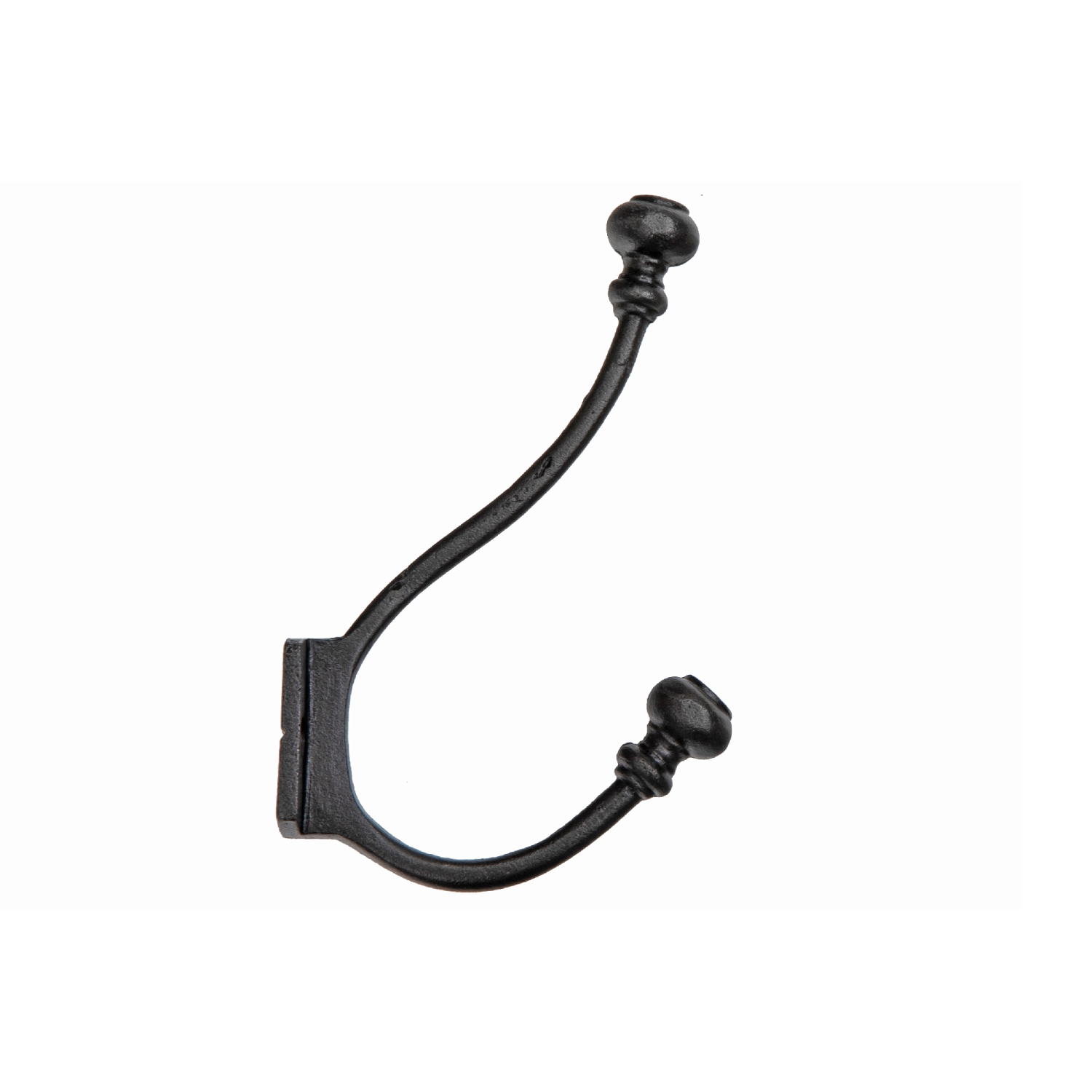 Classic Double Iron Wall Hook - Set of 2