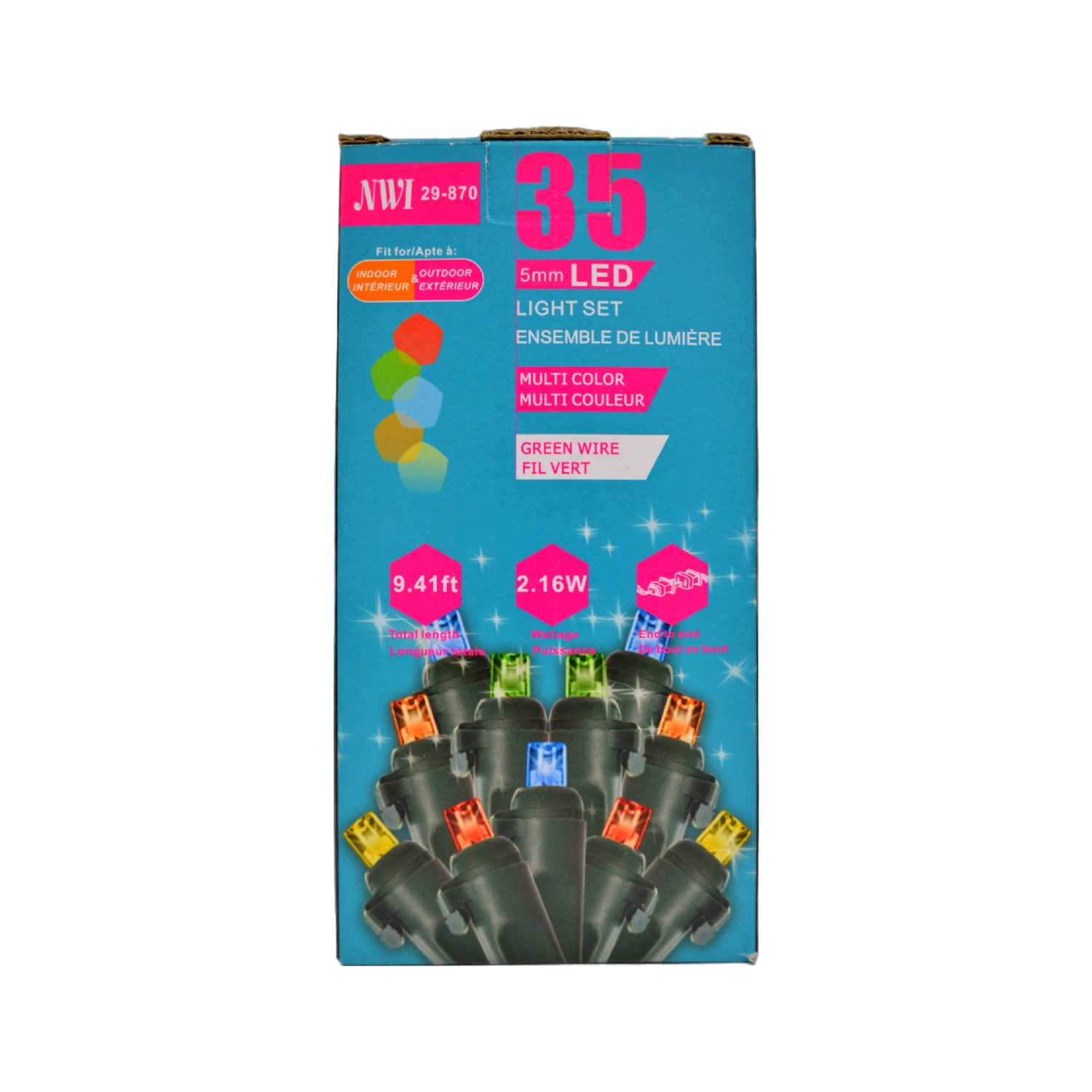 35 Lt Lt 5 Mm Led Indoor / Outdoor Light Set - Ensemble De 2