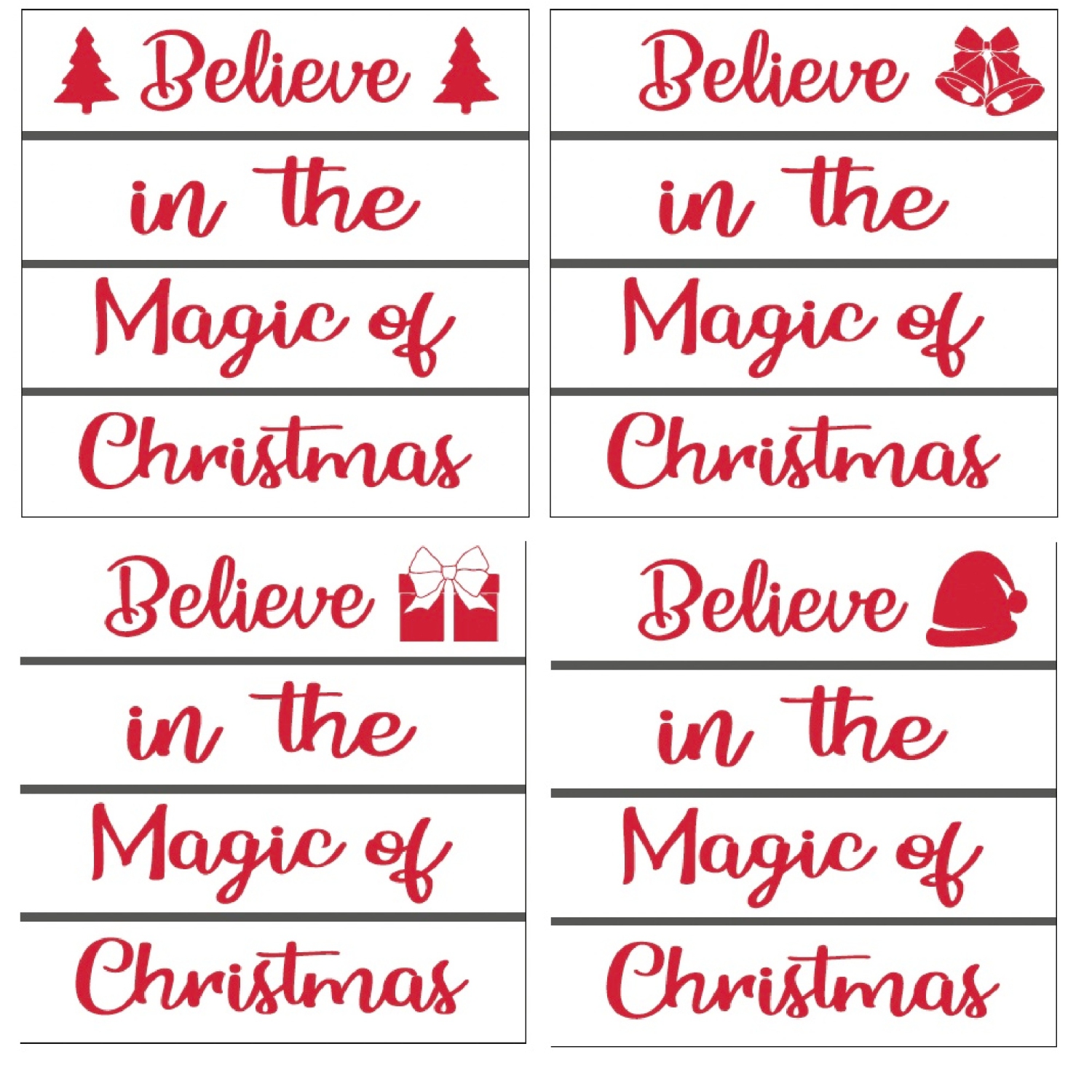 S/4 Wooden Enamel Coasters