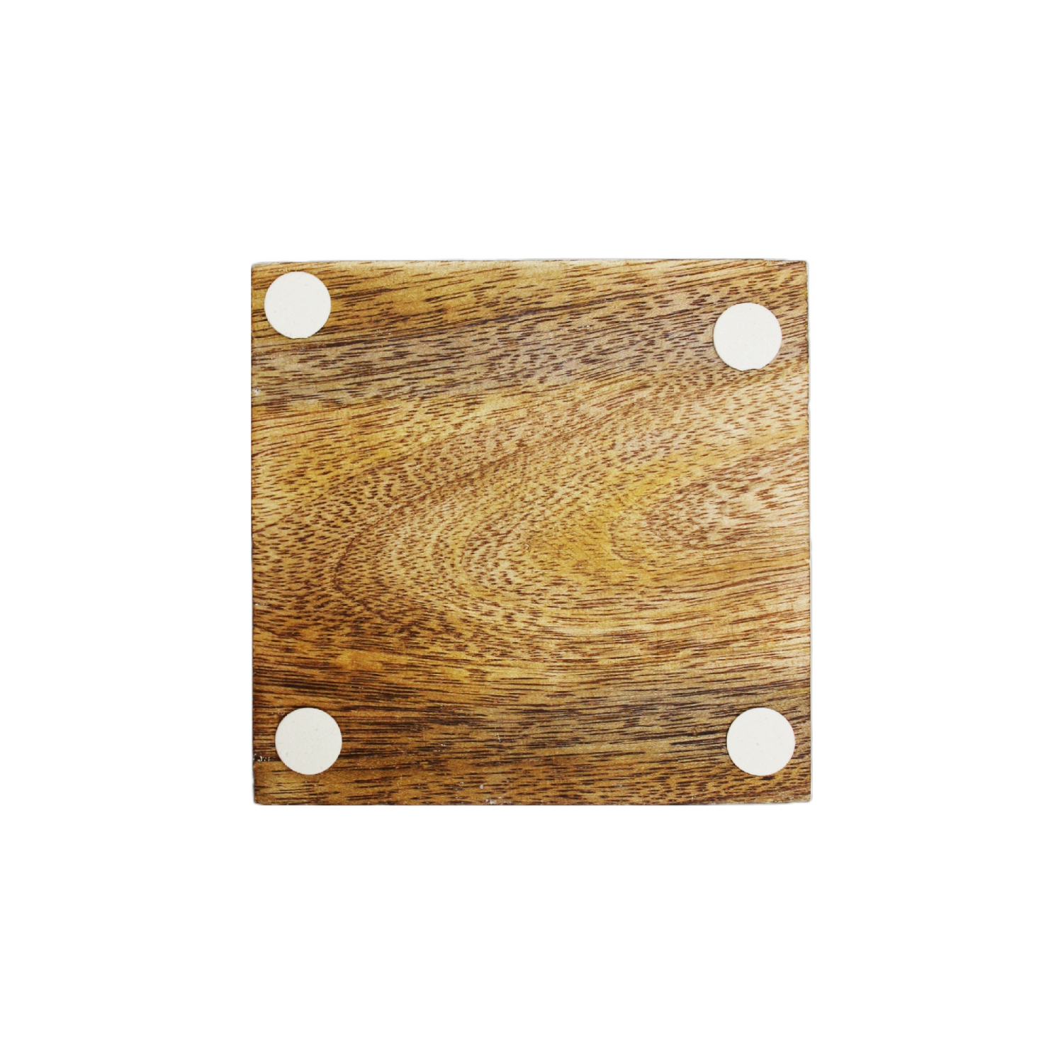 S/4 Wooden Enamel Coasters