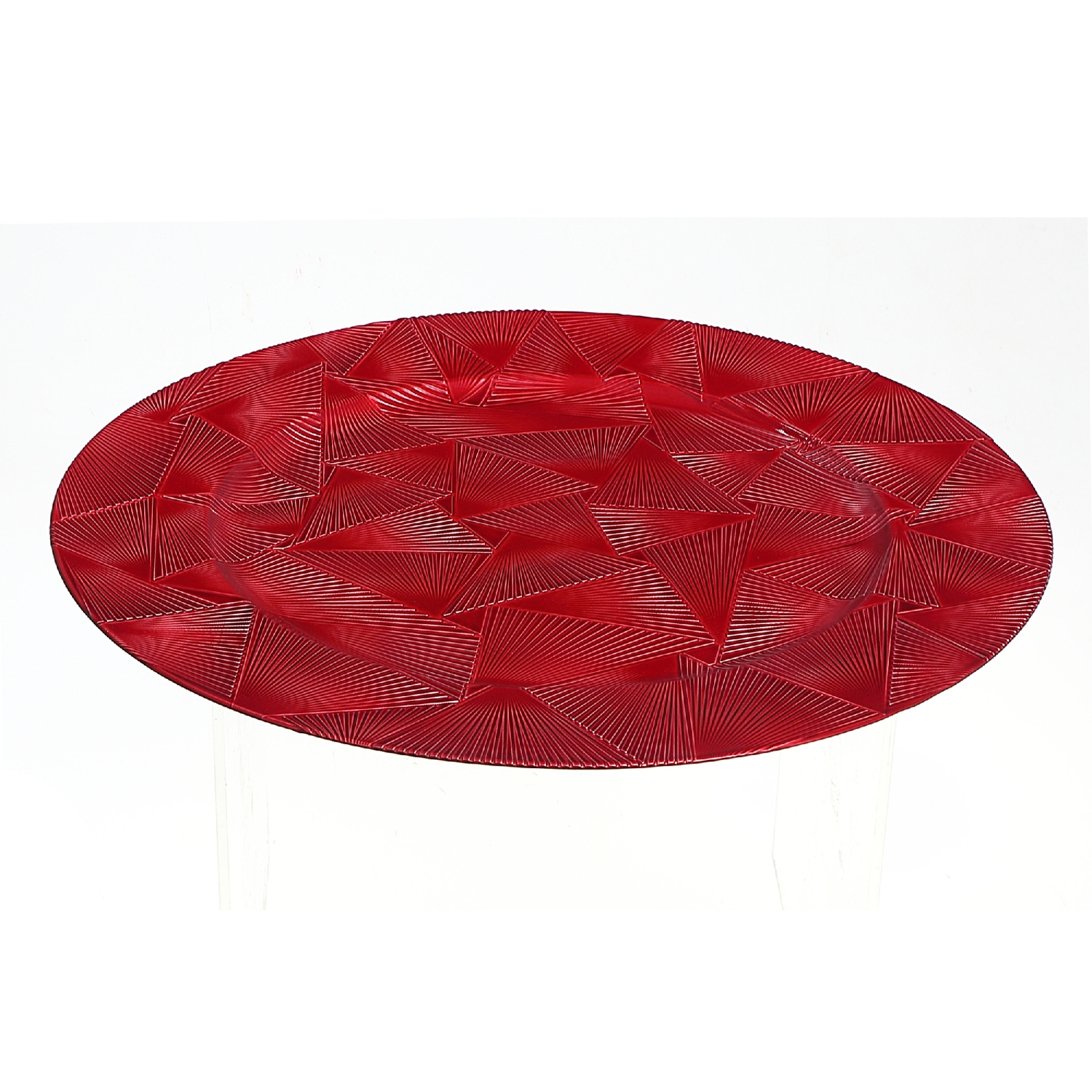 Charger Plate (Red) (13") - Set of 6