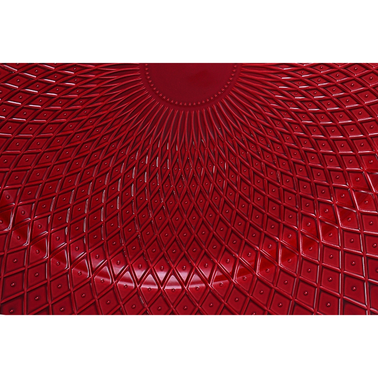 Plaque De Chargeur (Rouge) (13 ") - Ensemble De 6