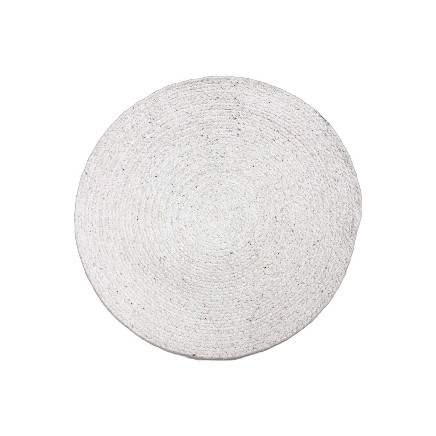 Foil Printed Snowflake Cotton Rope Placemat - Set of 12