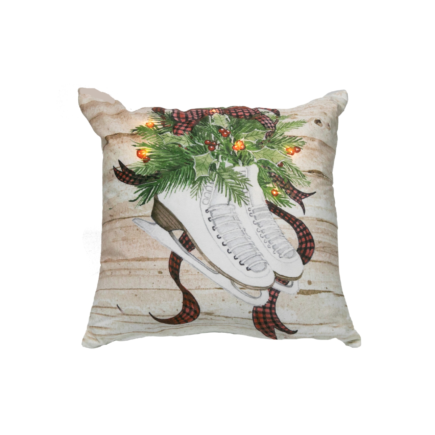 Coussin En Velours Led (18 X 18) - Ensemble De 2