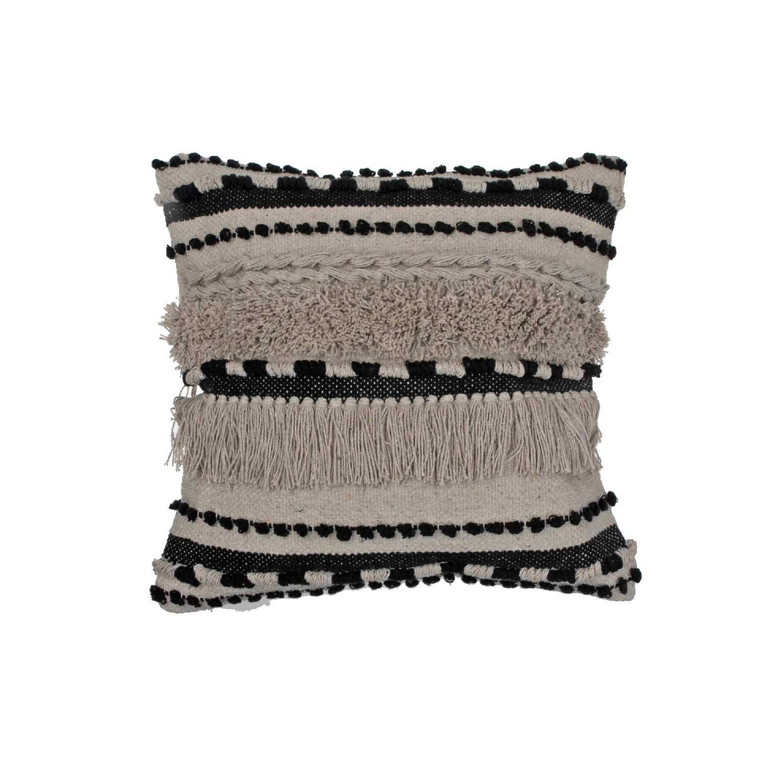 Coussin Tissé À La Main En Coton - Ensemble De 2