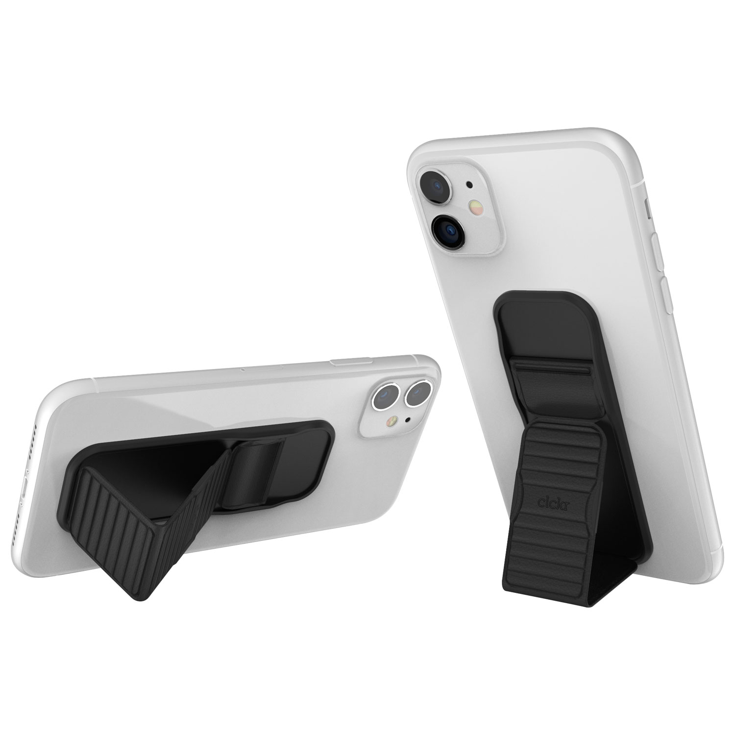 Prise à support universel de CLCKR pour cellulaire - Noir rugueux