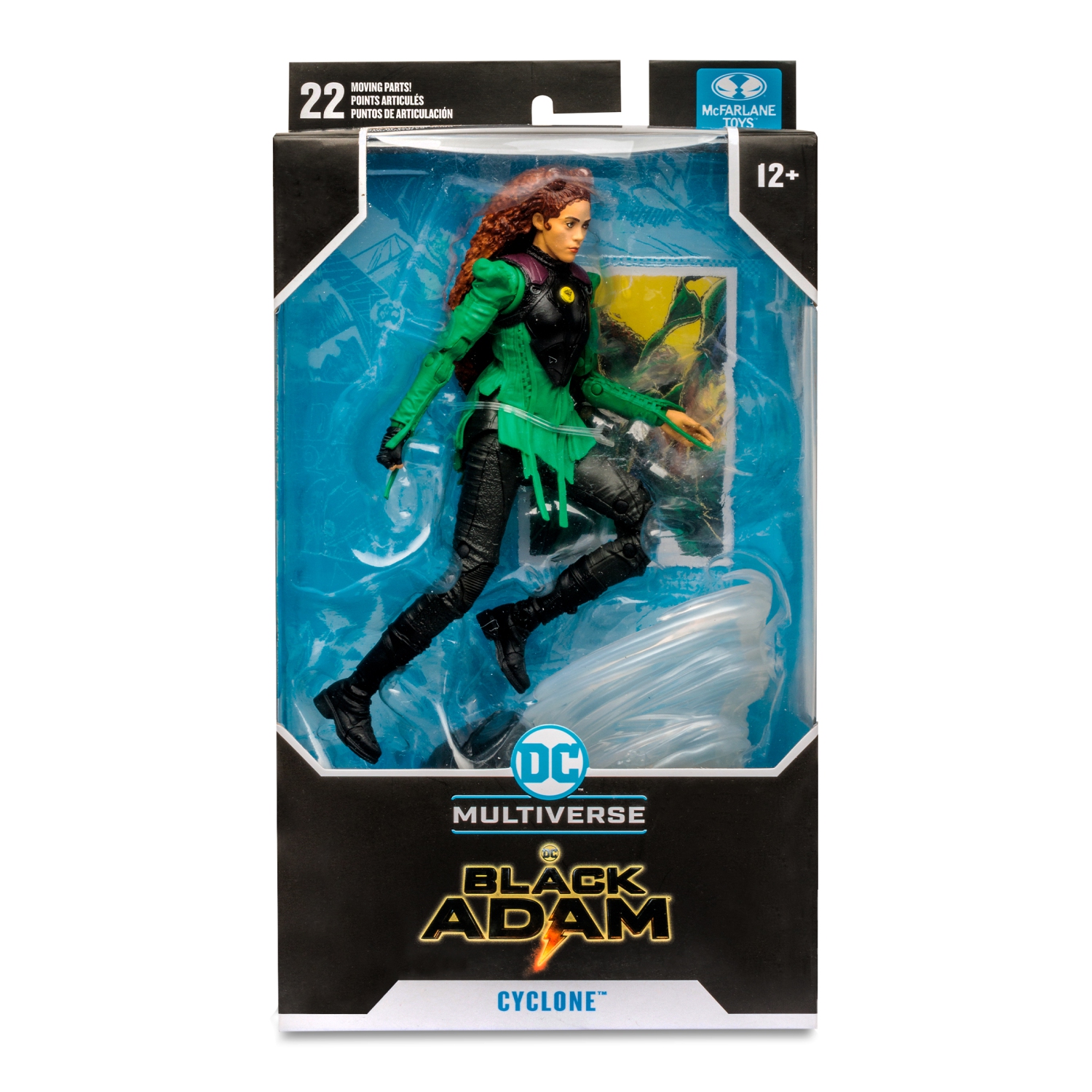 DC Multiverse Movie – figurine d’action de 7 po, Black Adam – Cyclone