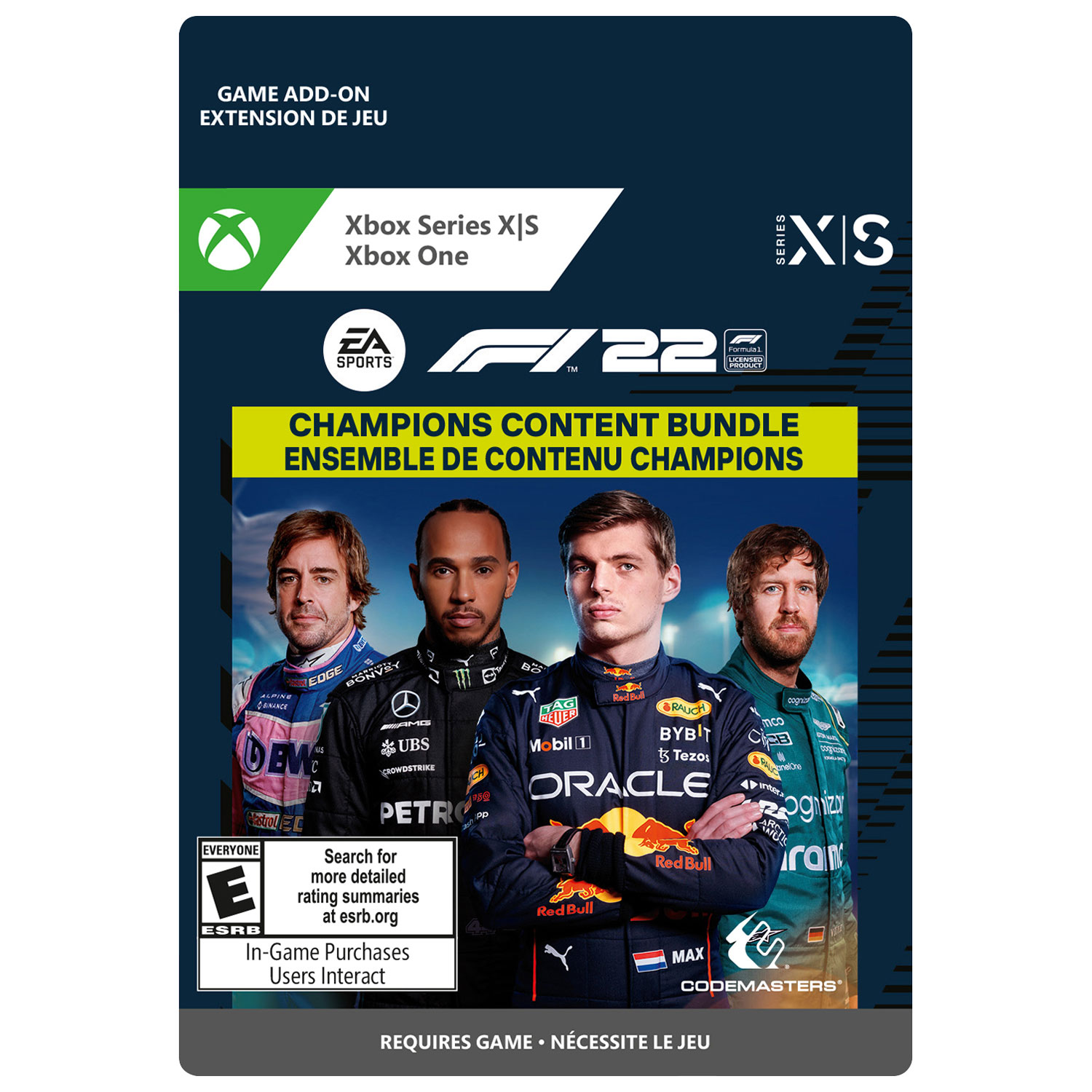 F1 22 Champions Content Bundle (X Series X|S/ Xbox One) - Digital Download
