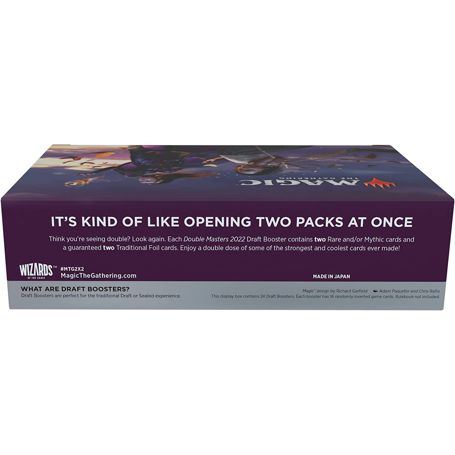 Magic the Gathering: Double Masters 2022 Draft Boosters Box 24 packs per box, 16 cards per pack