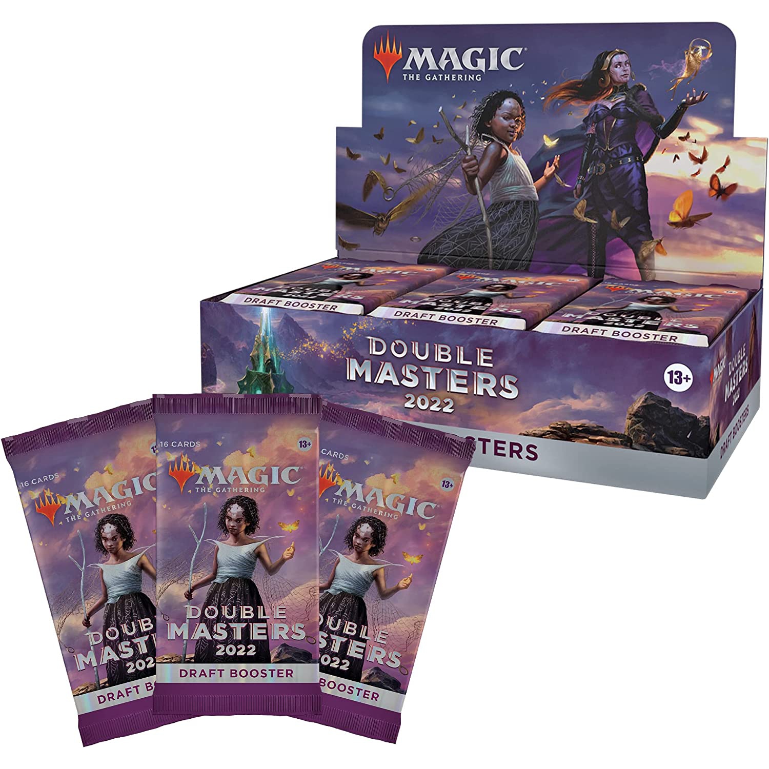 Magic the Gathering: Double Masters 2022 Draft Boosters Box 24 packs per box, 16 cards per pack