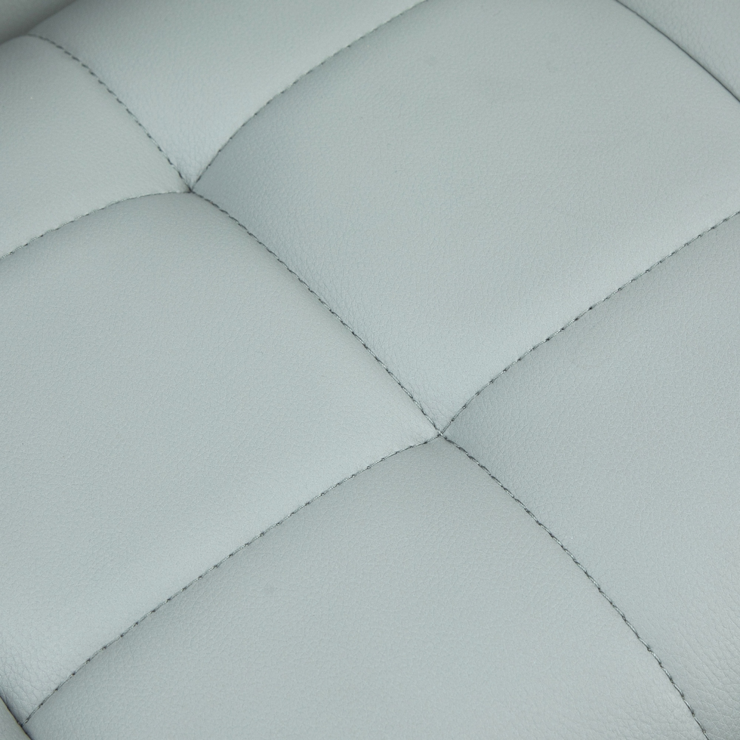 HOMCOM Adjustable Bar Stools Set of 2, Swivel Tufted PU Leather Barstools with Footrest, Back and Large Base, Upholstered Bar Chairs for Kitchen