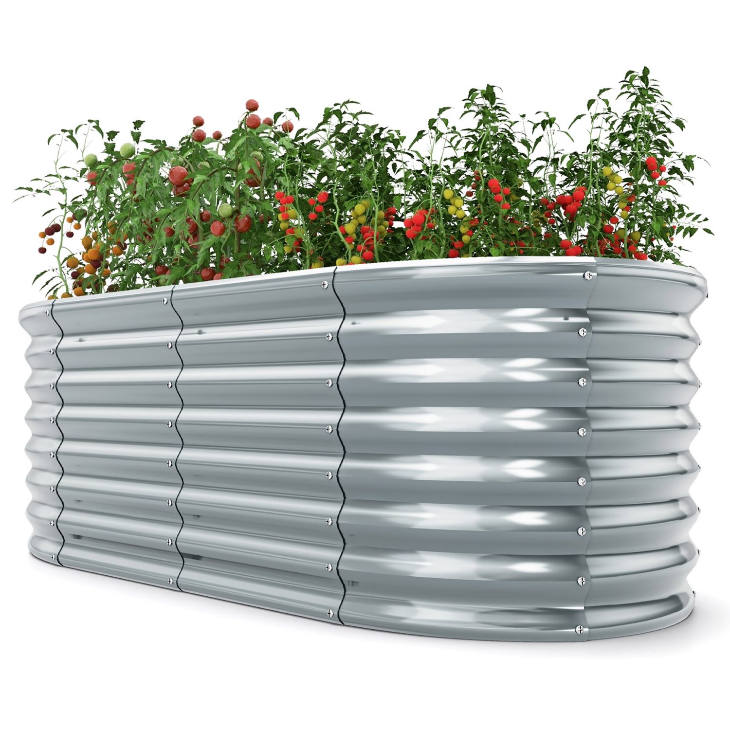 Gymax Raised Garden Bed Kit Planter Raised Garden Boxes Outdoor 62'' x 32'' x 32''