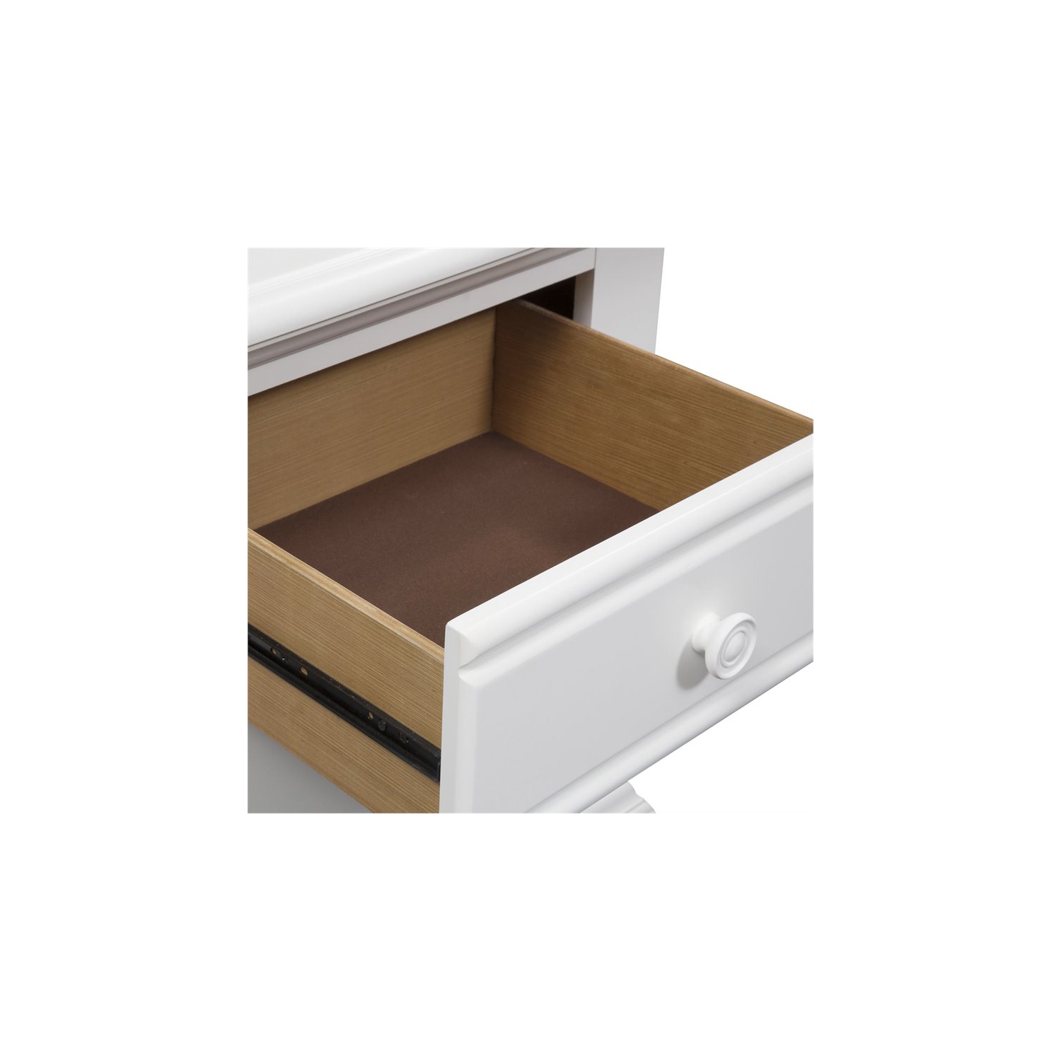 Bowery Hill 2 Drawer Nightstand in Oyster White