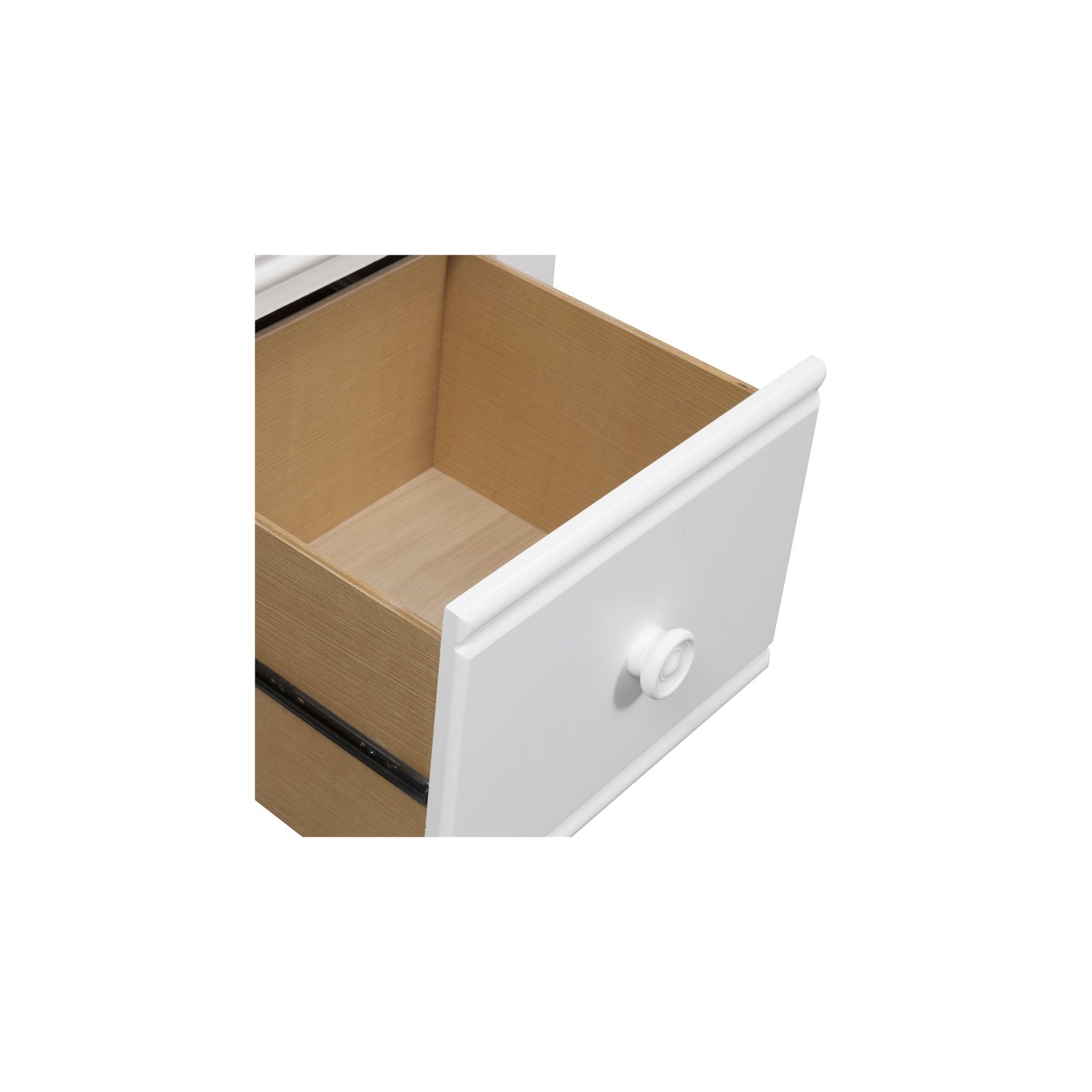 Bowery Hill 2 Drawer Nightstand in Oyster White