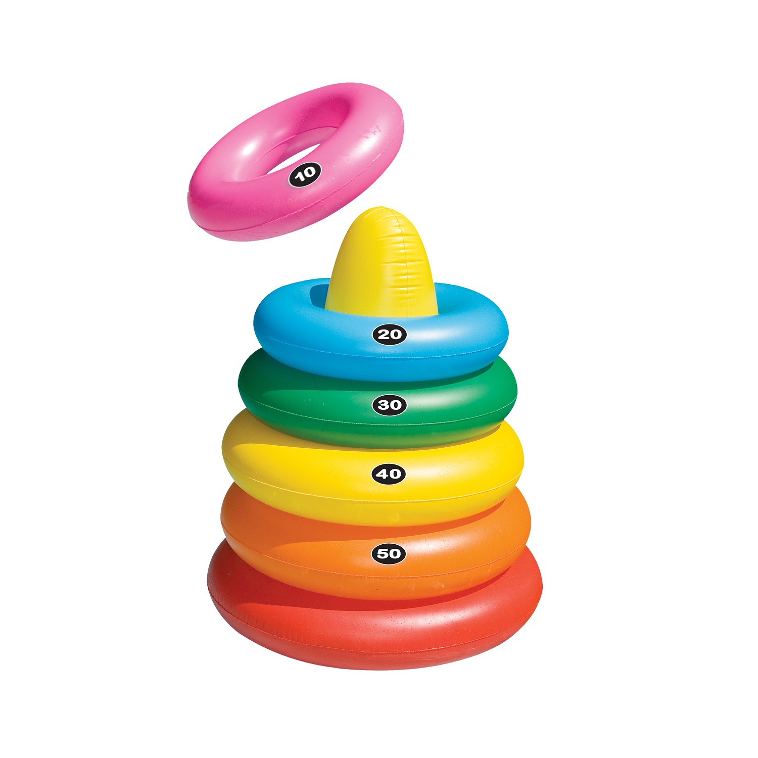 Inflatable Giant Ring Toss Target Swimming Pool Game - 54"