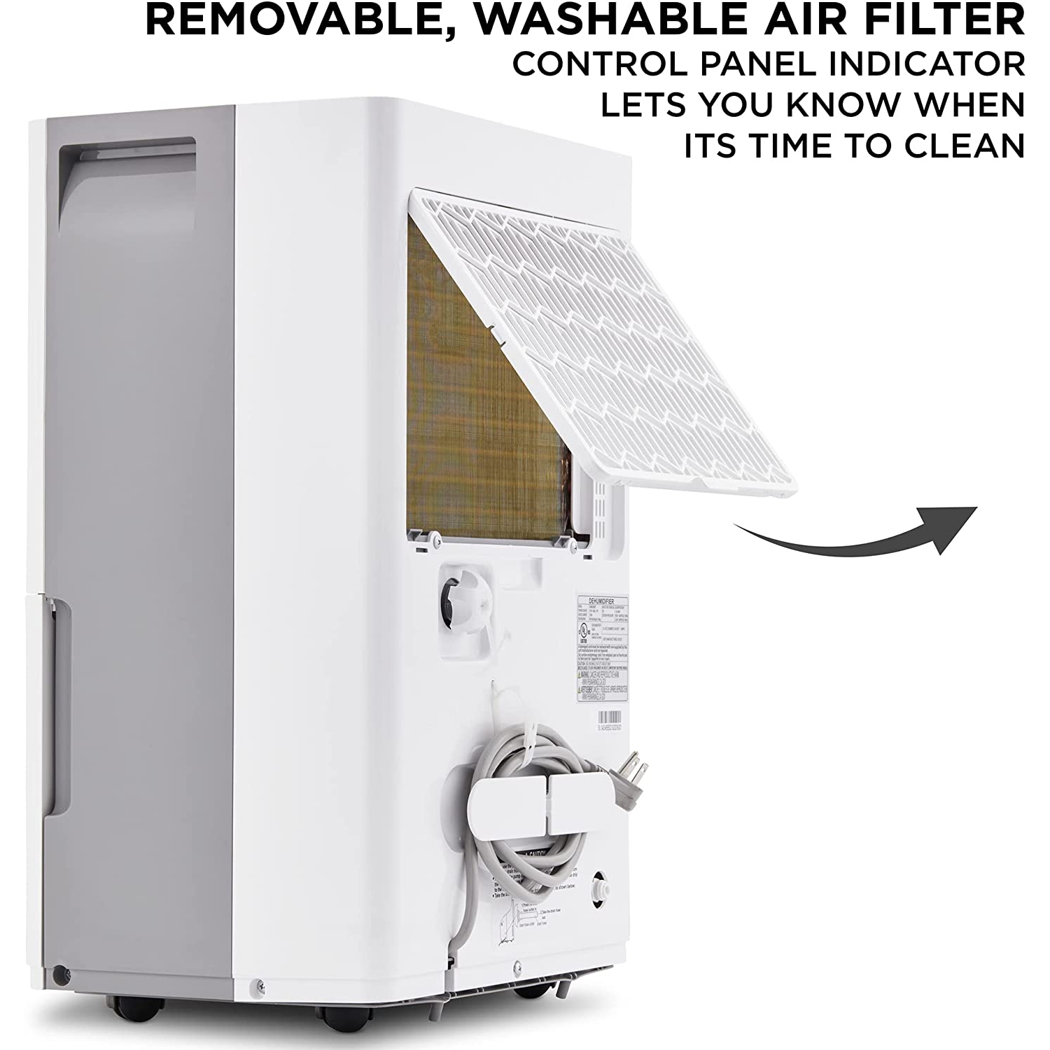 Ivation, 4,500 pi2 Déshumidificateur Energy Star avec pompe, compresseur à grande capacité pour les grandes pièces et les sous-sols avec raccord de