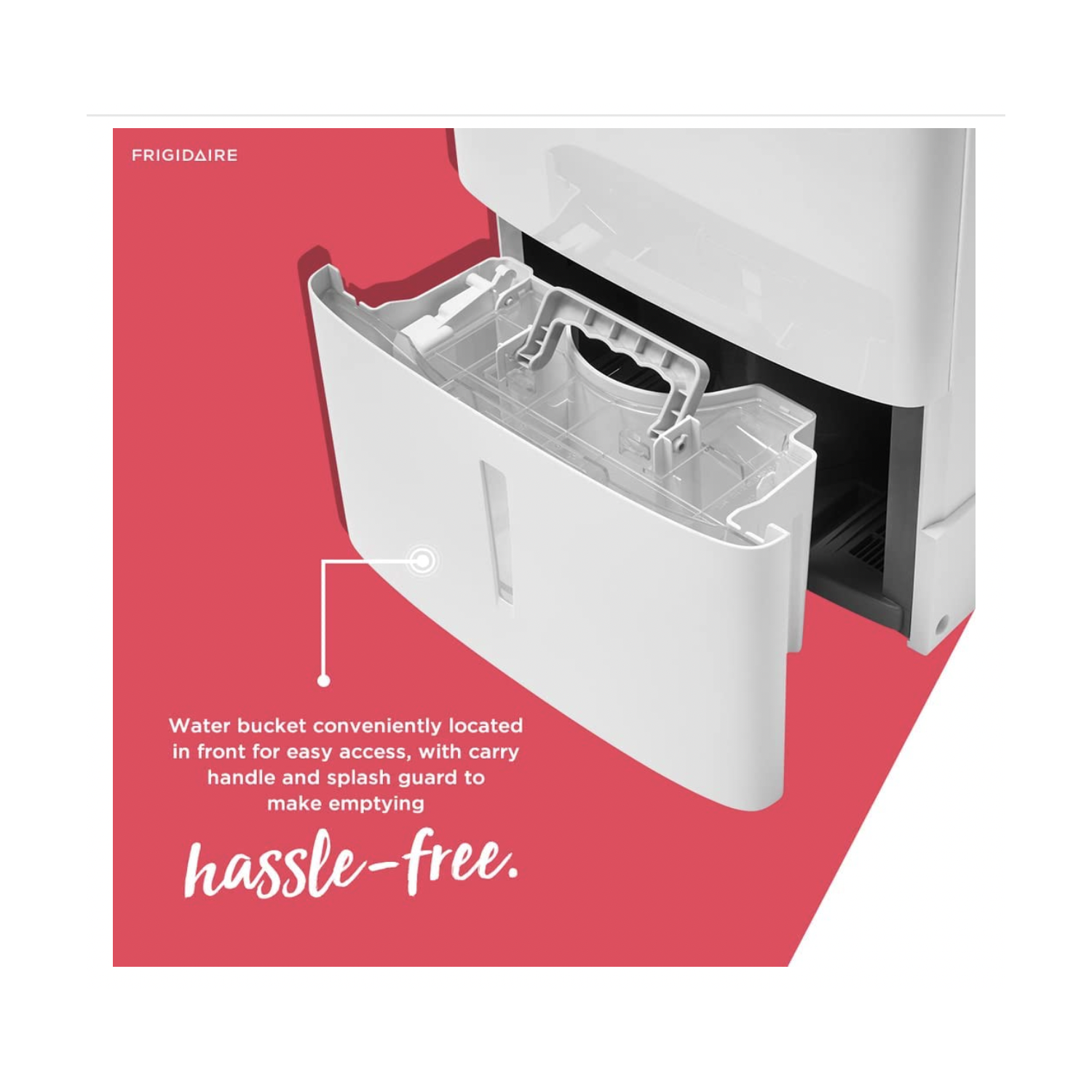 Frigidaire 22 pt. Dehumidifier, Low Humidity with a Easy-to-Clean Washable Filter and Custom Humidity Control for maximized comfort, in White -