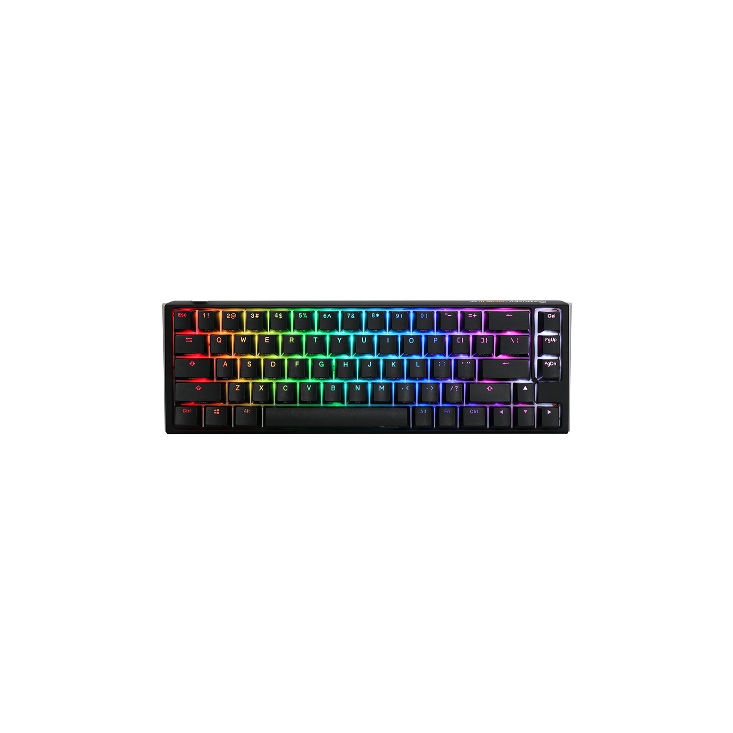 Ducky ONE 3 Black - Hotswap Mechanical Keyboard - RGB - Cherry MX Red - SF Layout