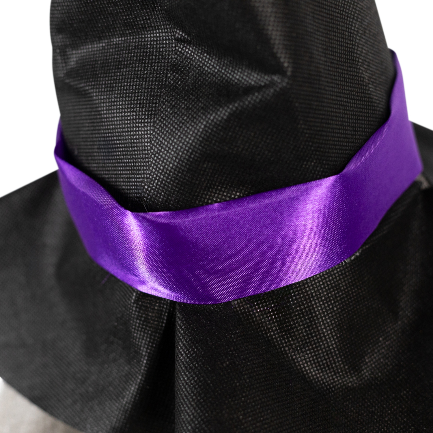 26" Pre-Lit Sitting Fortune Witch with Magic Ball Halloween Decoration