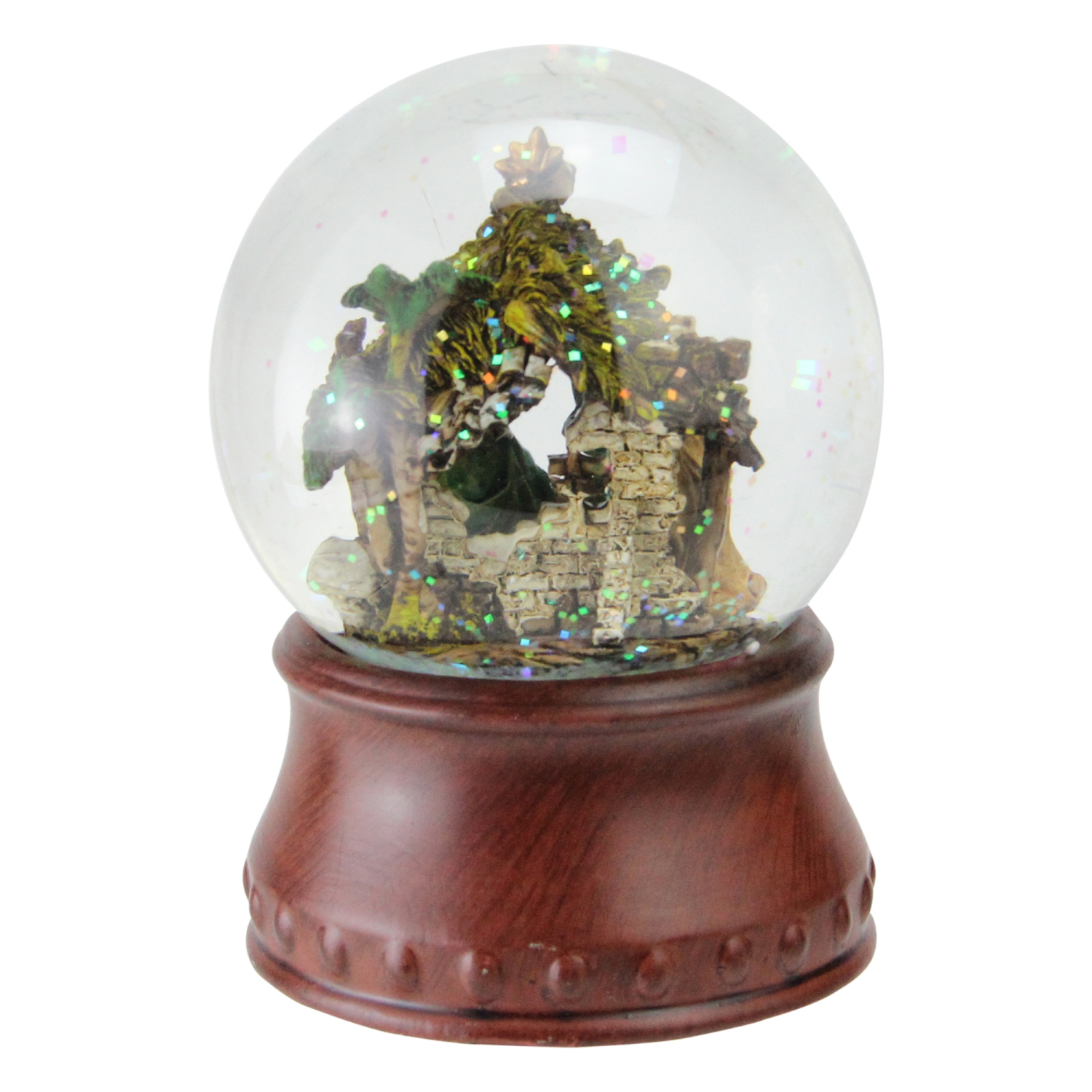 5.5" Christmas Nativity Musical Snow Globe