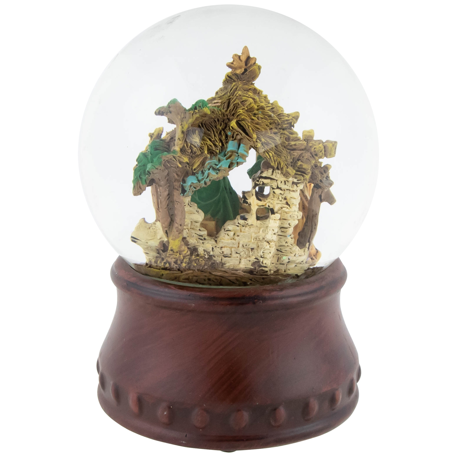 5.5" Christmas Nativity Musical Snow Globe
