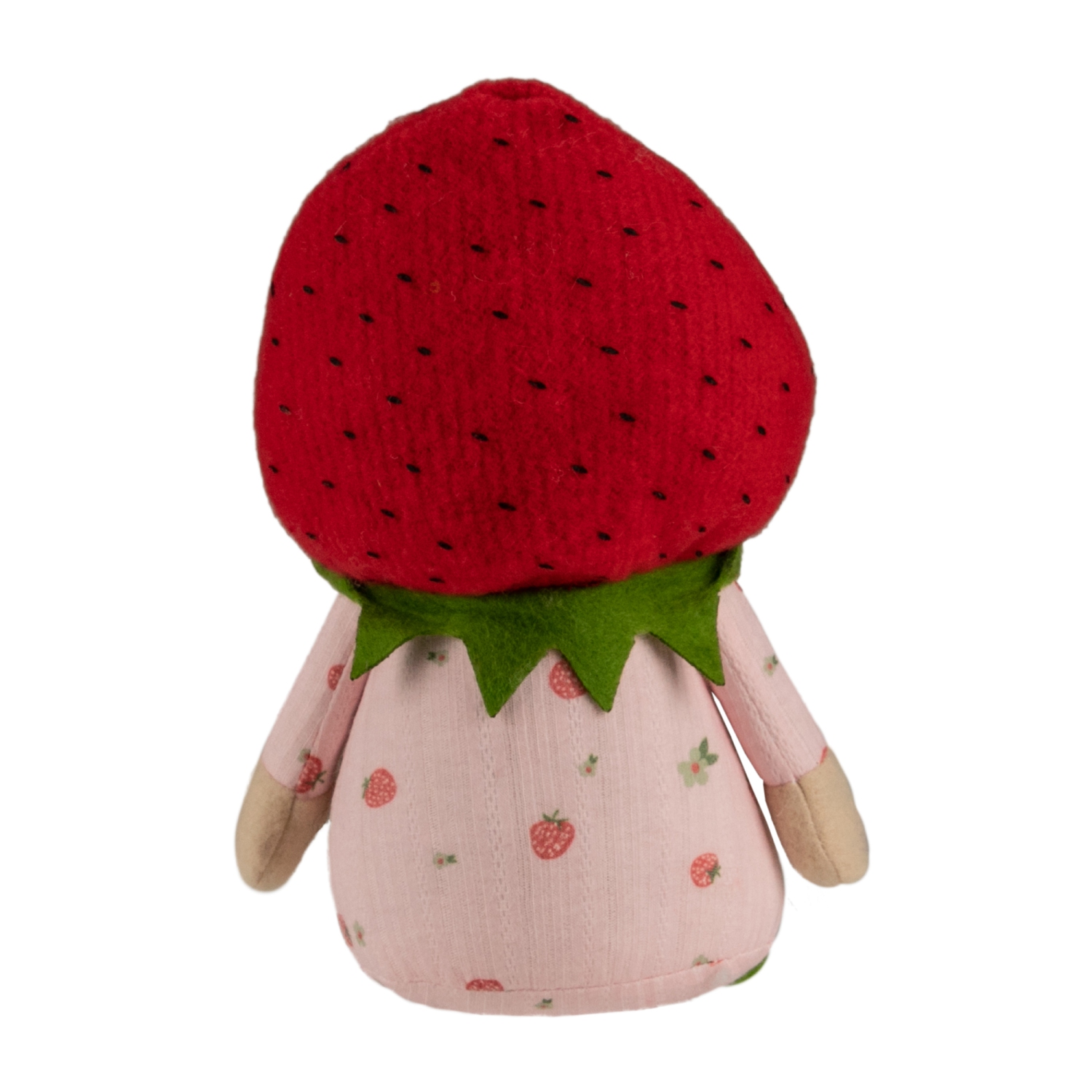 9.5" Green and Red Girl Springtime Strawberry Gnome