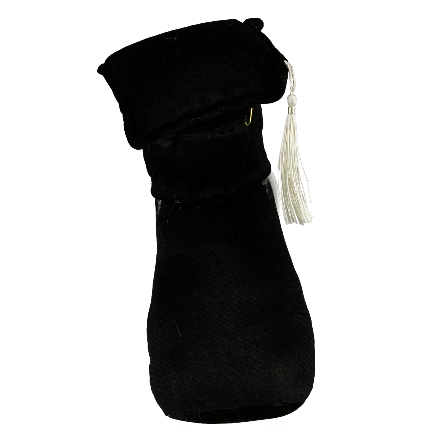 10.5" Graduation Day Boy Gnome in Black Cap and Gown