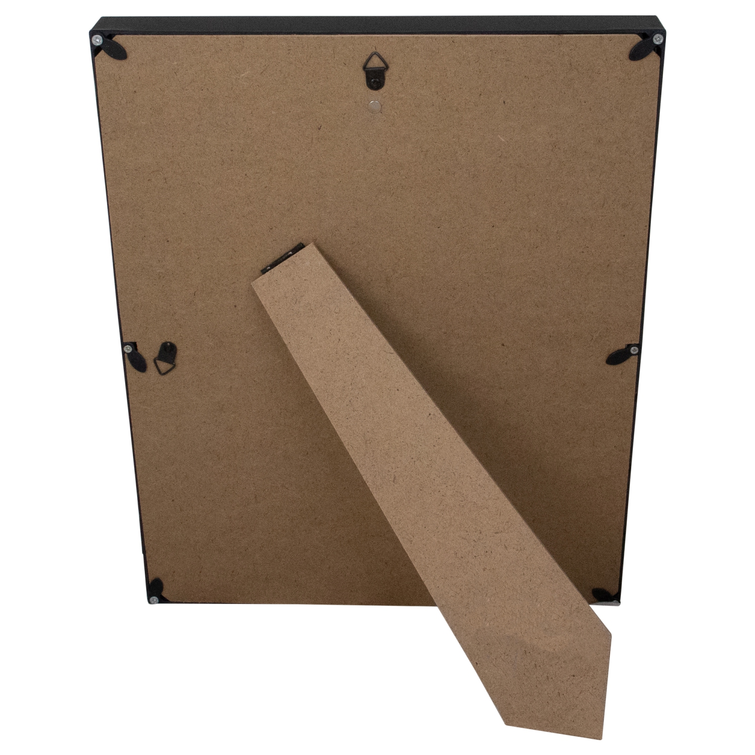 Cadre photo rectangulaire avec pince - pour une photo de 8 x 10 po - 14,5 po - Noir