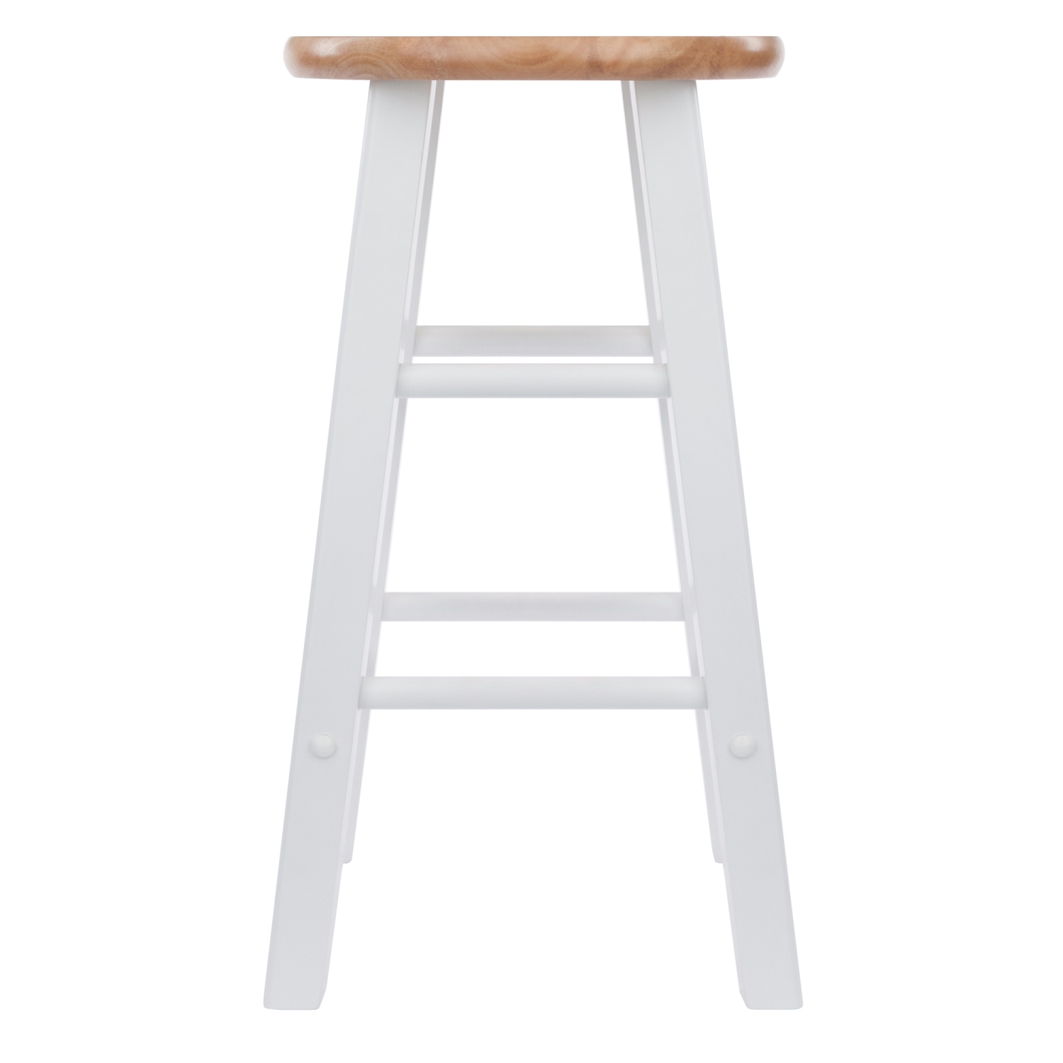 Element 2-Pc Counter Stool Set, Natural and White