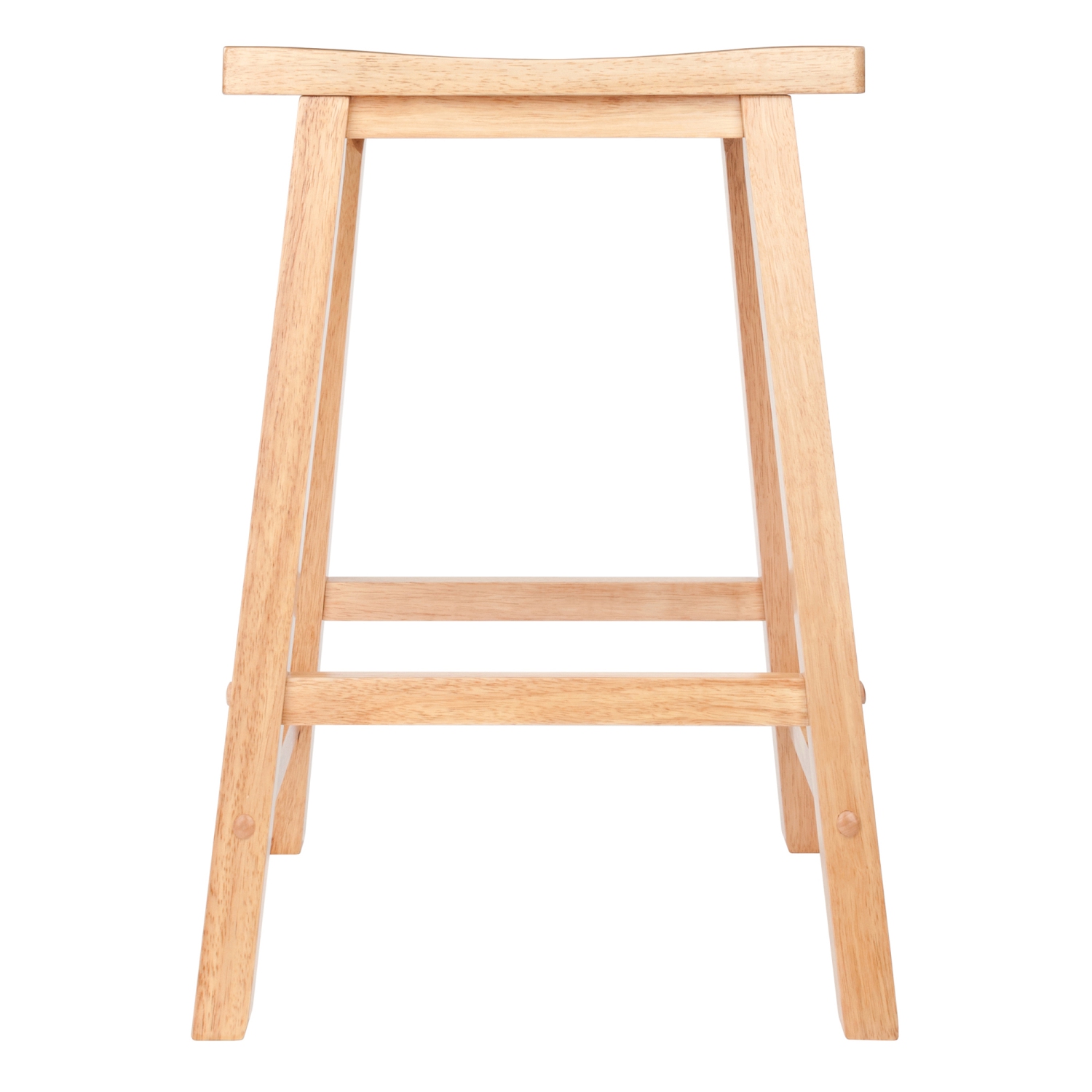 Tabouret de comptoir Satori, siège de style selle, naturel