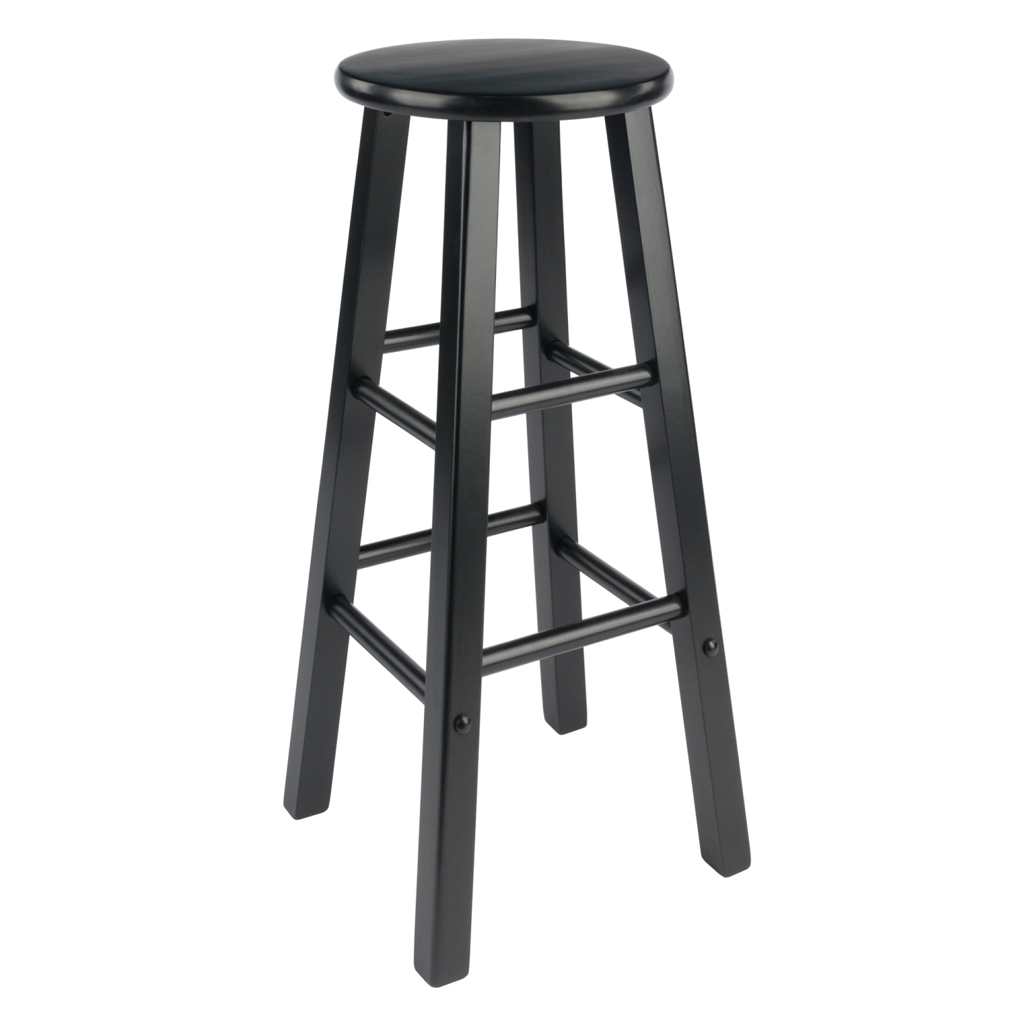 Element 2-Pc Bar Stool Set, Black