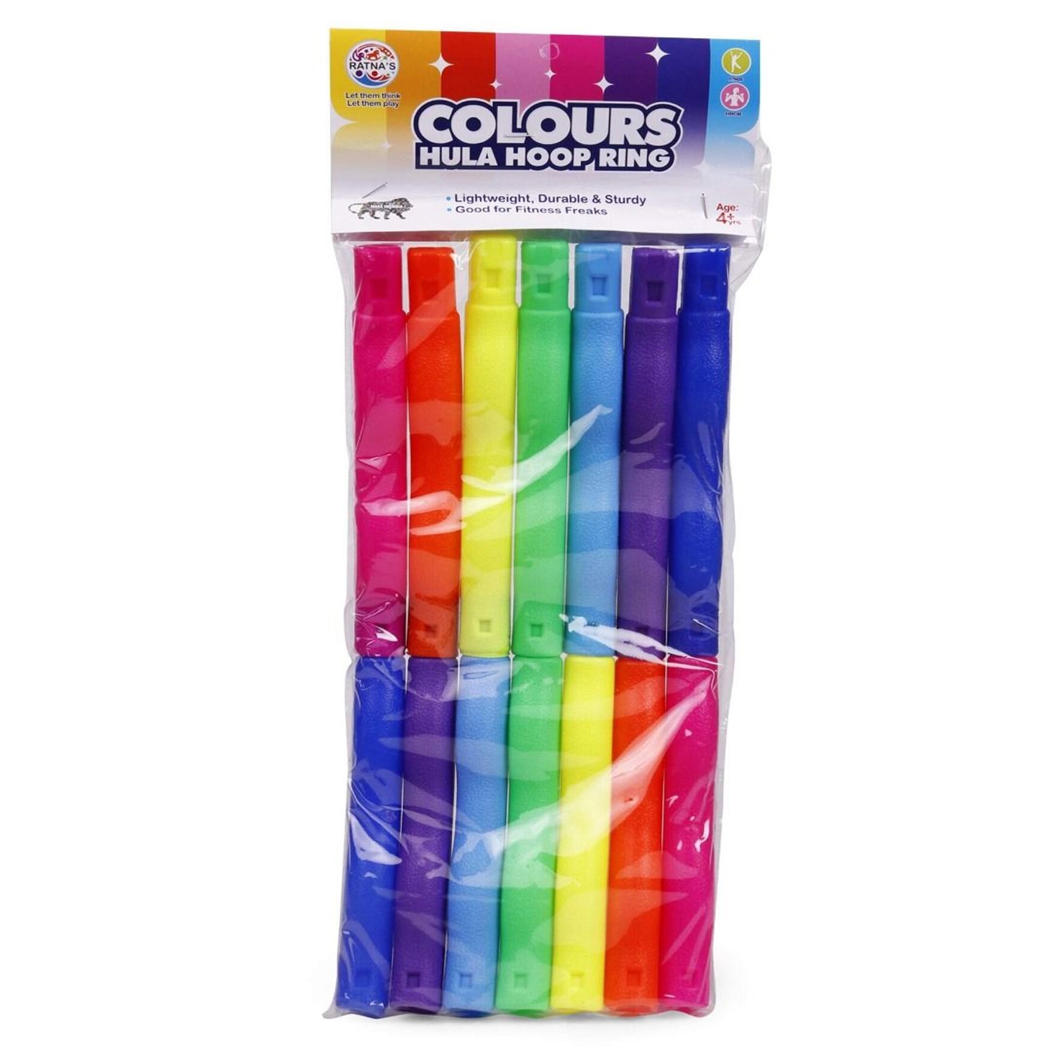 ISTAR Slim Trim Ring Hola Hoop Exercise Ring Plastic Toys for Kids, Gymnastics, Dog Agility Equipment Hula Hoop